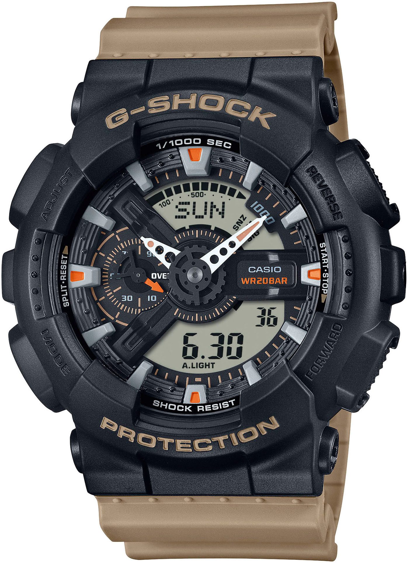 CASIO G-SHOCK Chronograph GA-110TU-1A5ER, Quarzuhr, Armbanduhr, Herrenuhr, günstig online kaufen