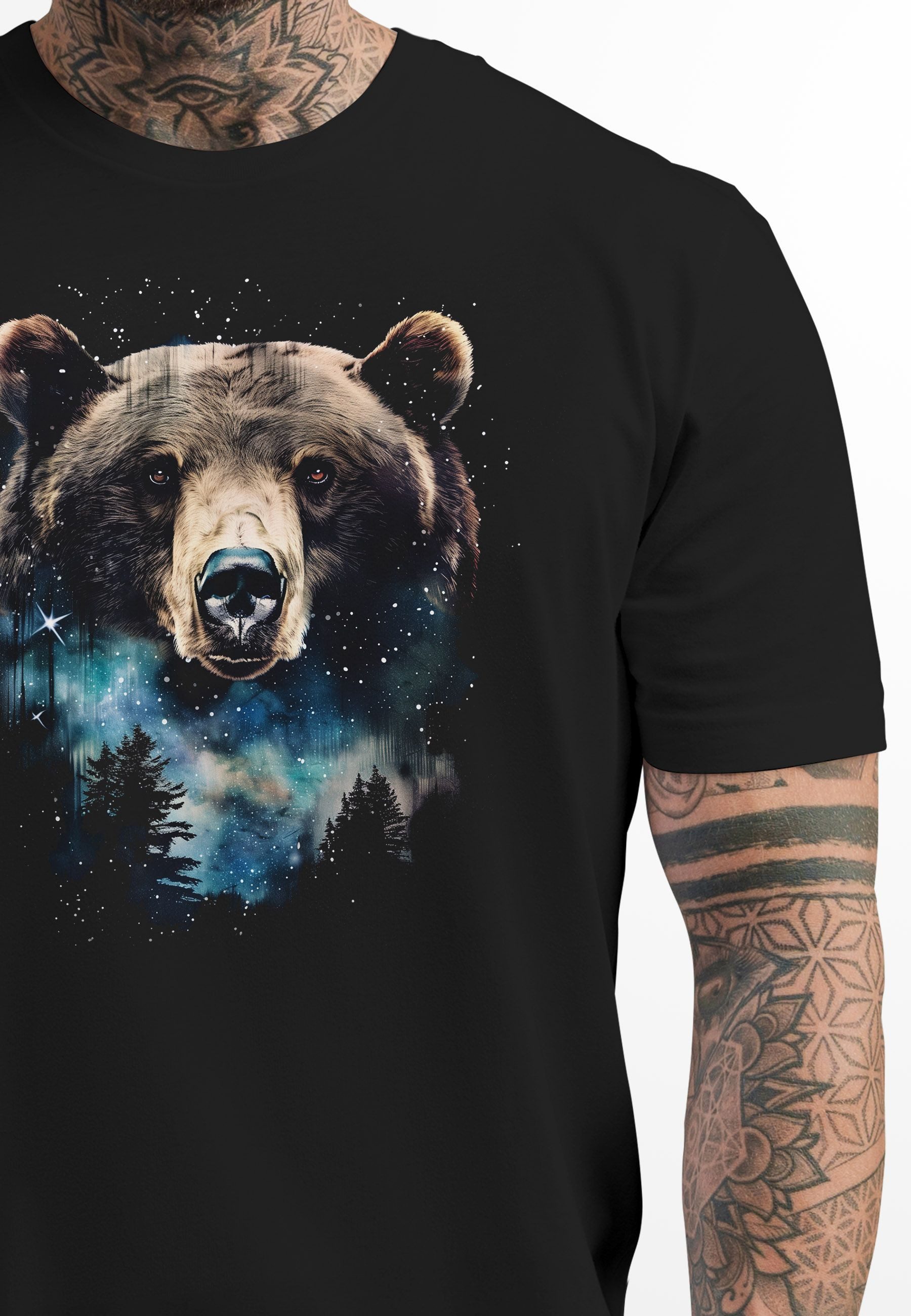 Neverless Print-Shirt Herren T-Shirt mit Frontprint günstig online kaufen