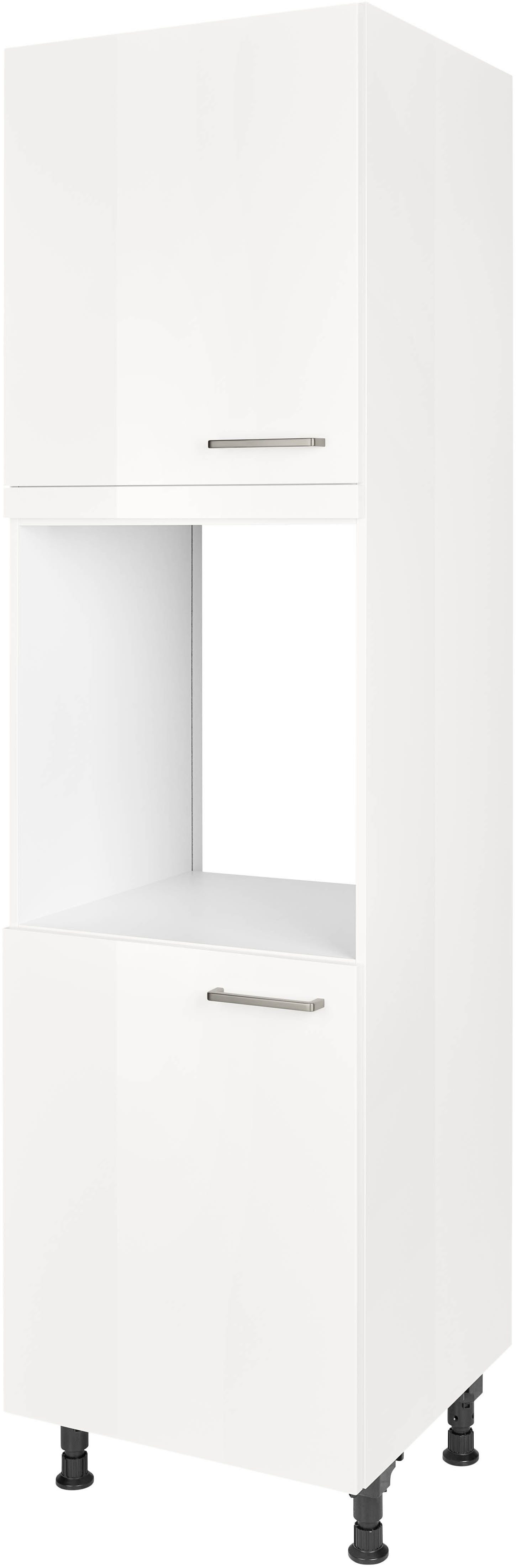 nobilia® Herdumbauschrank "Flash", Ausrichtung wählbar, mit zwei zusätzlichen Türen, vormontiert, Breite/Höhe: 60/167,8 cm