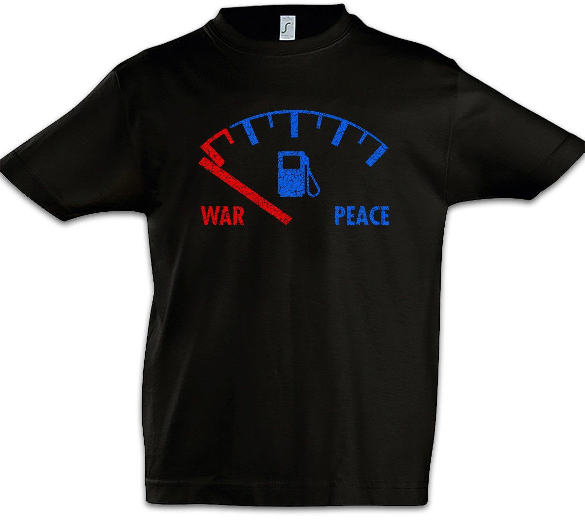 Print-Shirt Gas Wars Kinder T-Shirt Save World Green Energy Animal Welfare Protect