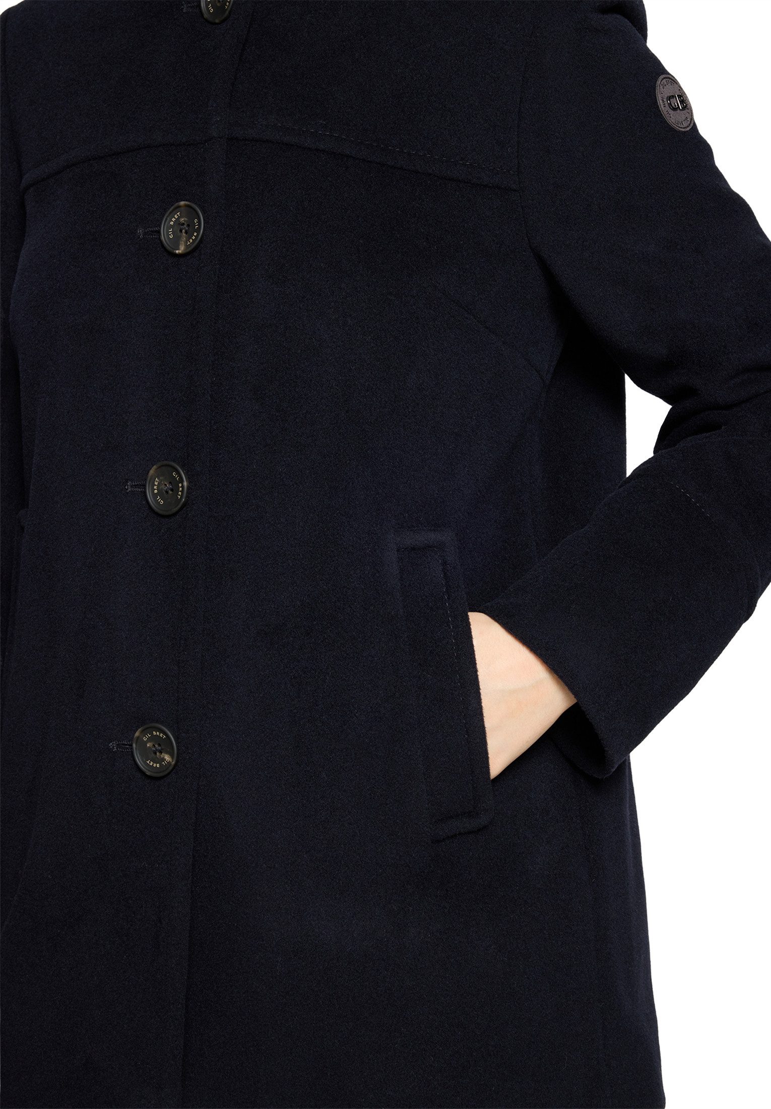 Gil Bret Wolljacke mit Knopfleiste und Kapuze – Bild 4 von 5