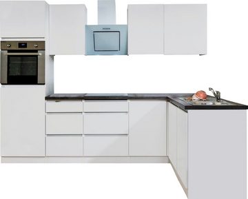 RESPEKTA Winkelküche »Usedom«, mit E-Geräten, mit Soft-Close Funktion, Breite 280 x 172 cm