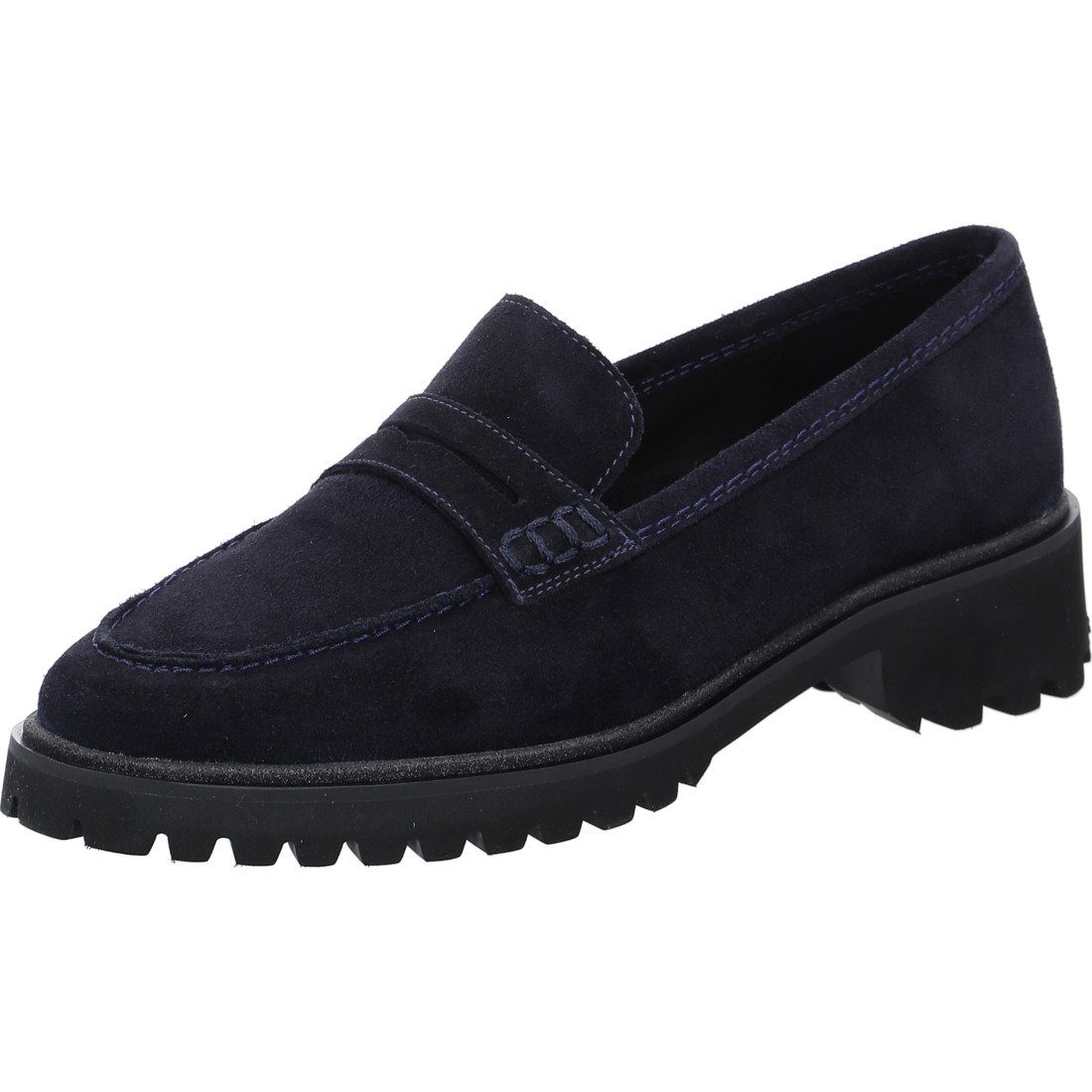 Schuhe, 046808 Slipper Slipper Ara Velours - Ara Damen blau Kent