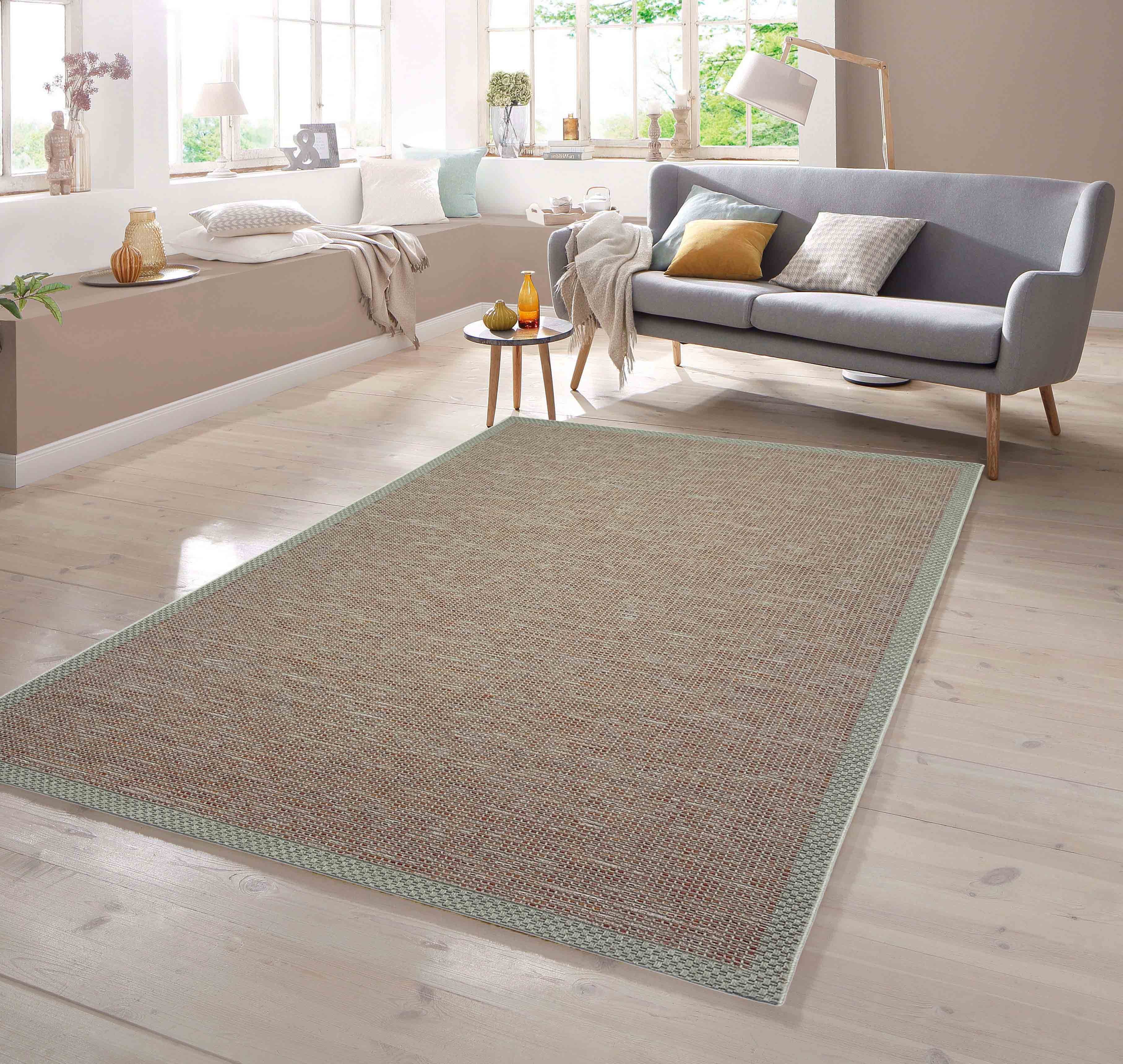 Outdoorteppich In- & Outdoor Teppich Sisal Optik Terrakotta
