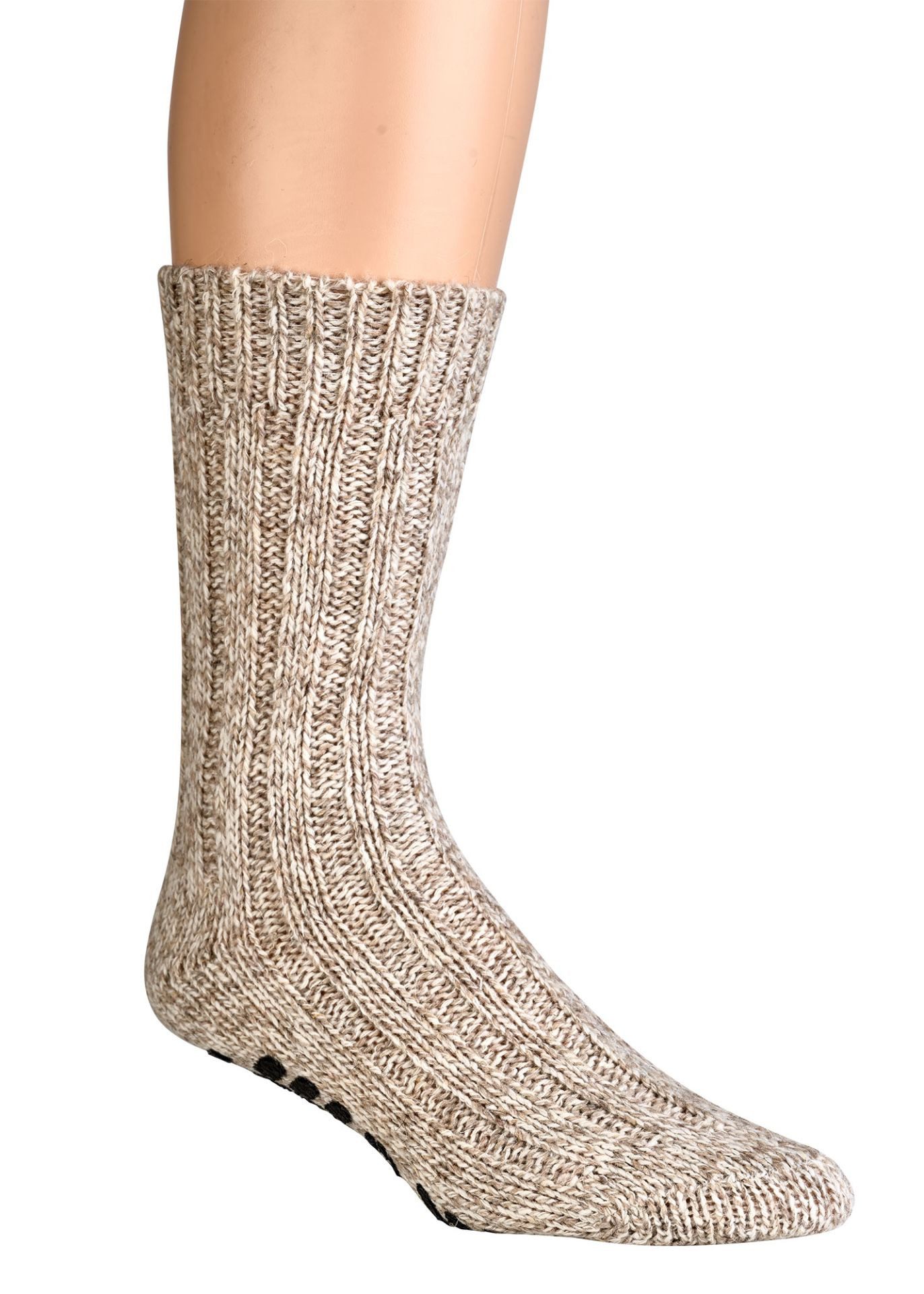 FussFreunde ABS-Socken 4 Paar superweiche ABS-Norwegersocken, mit Schafwolle, rutschfest (4 Paar) mit ABS-Druck – Bild 3 von 5
