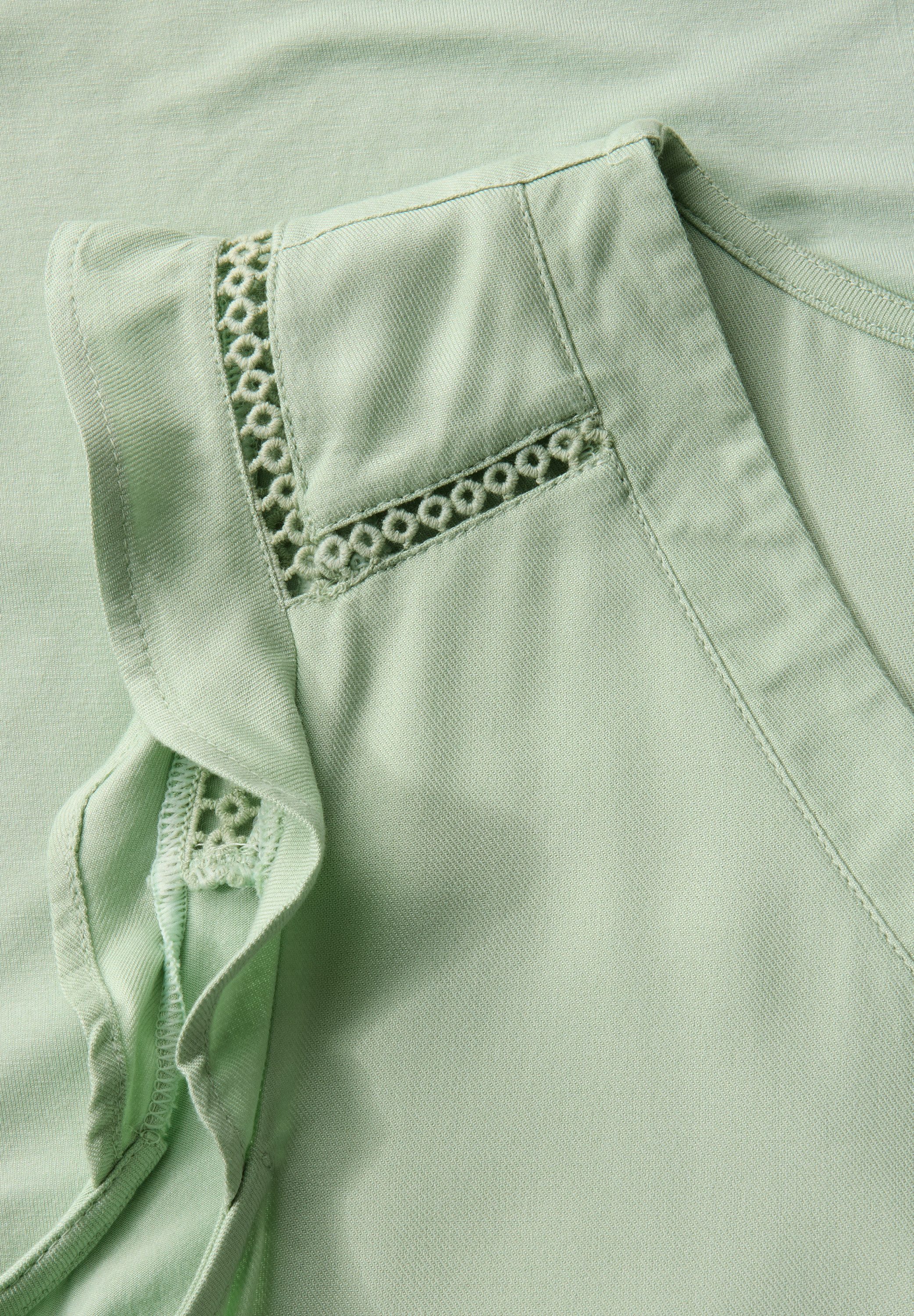 STREET ONE Shirttop mit Häkeldetails