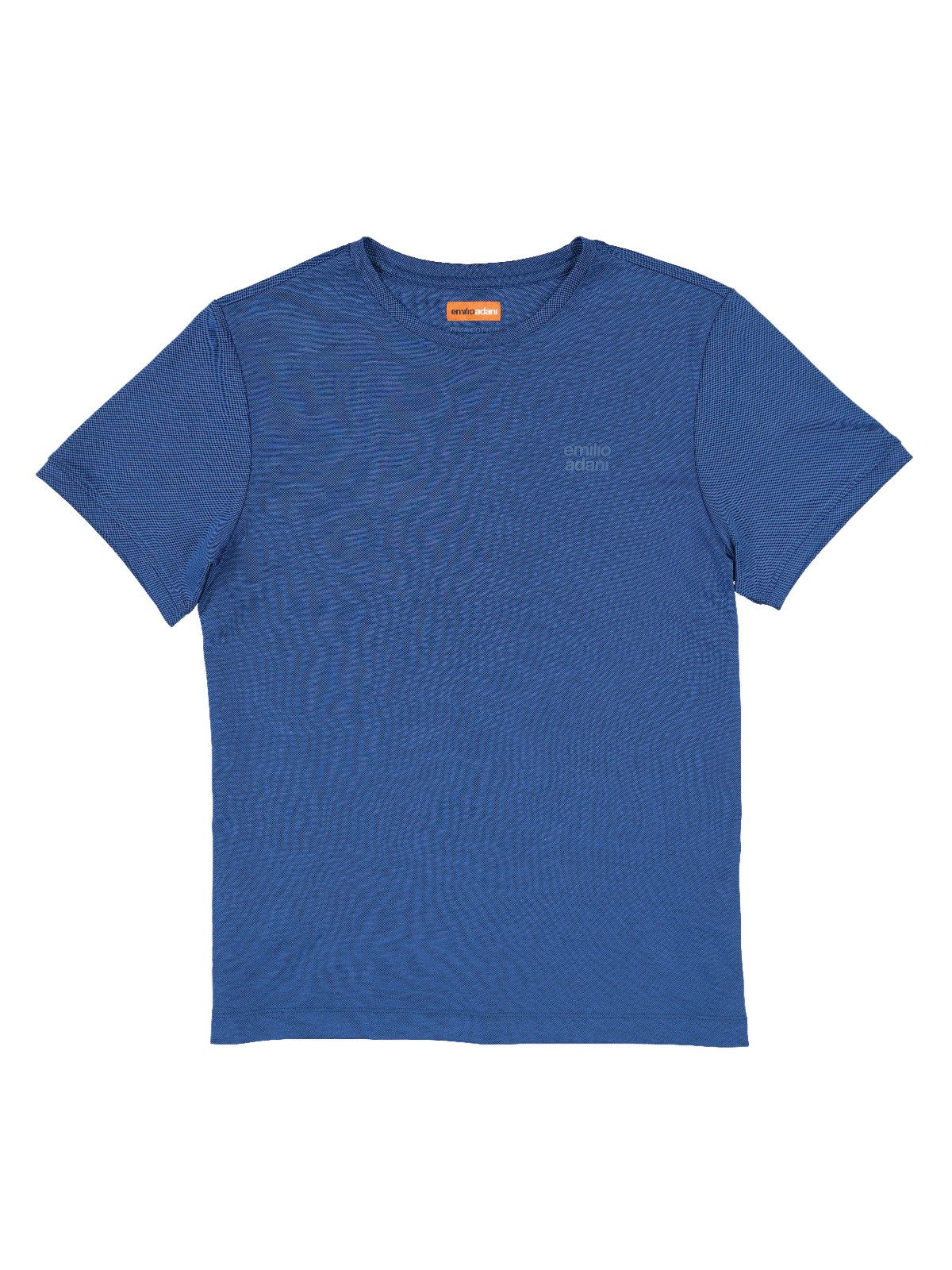 T-Shirt Herren T-Shirt aus Material, Brilliantblau