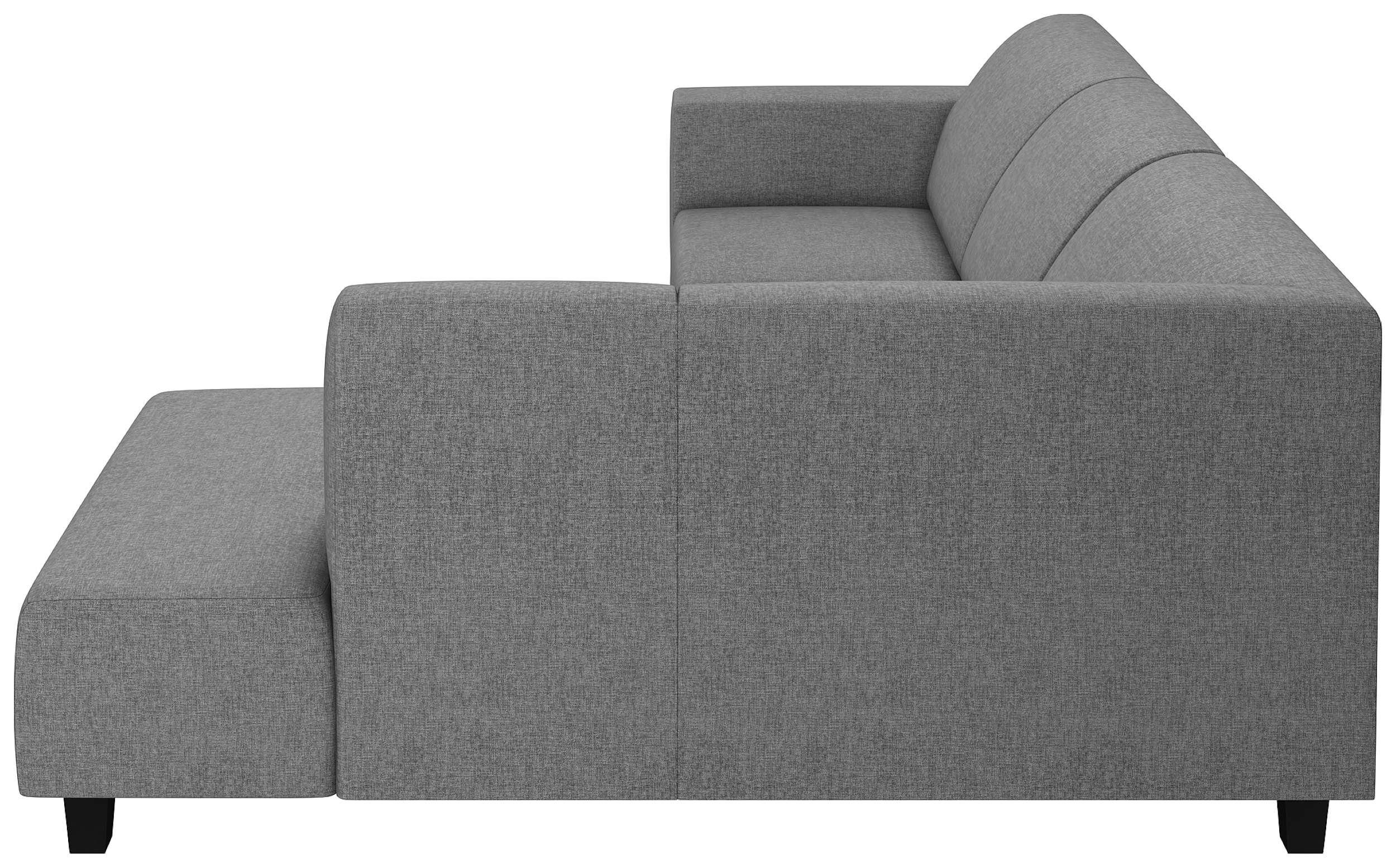 Stylefy Ecksofa Einar, stellbar, oder mit mane Sitzkomfort, L-Form, links rechts im frei Eckcouch, Modern Raum Rückenlehne bestellbar, Design