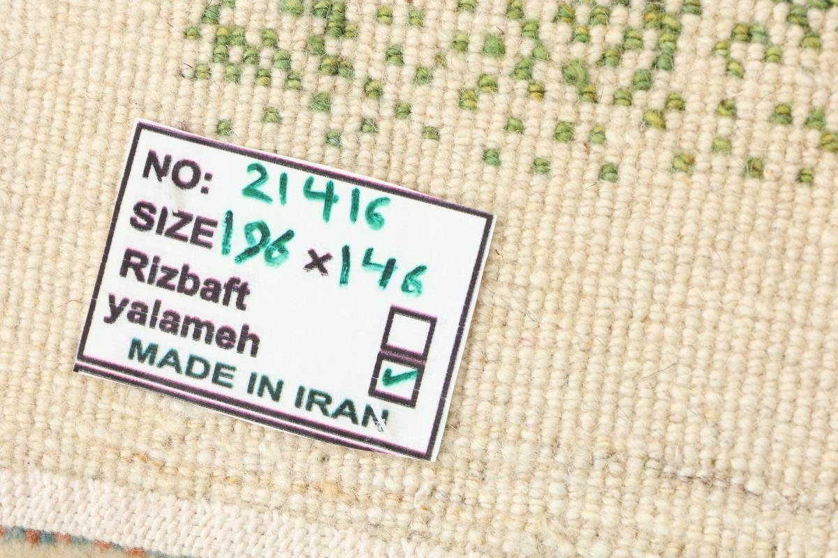 Orientteppich Perser Gabbeh Kashkuli Höhe: Orientteppich, rechteckig, Moderner mm Nain Handgeknüpfter 15 Trading, 146x196
