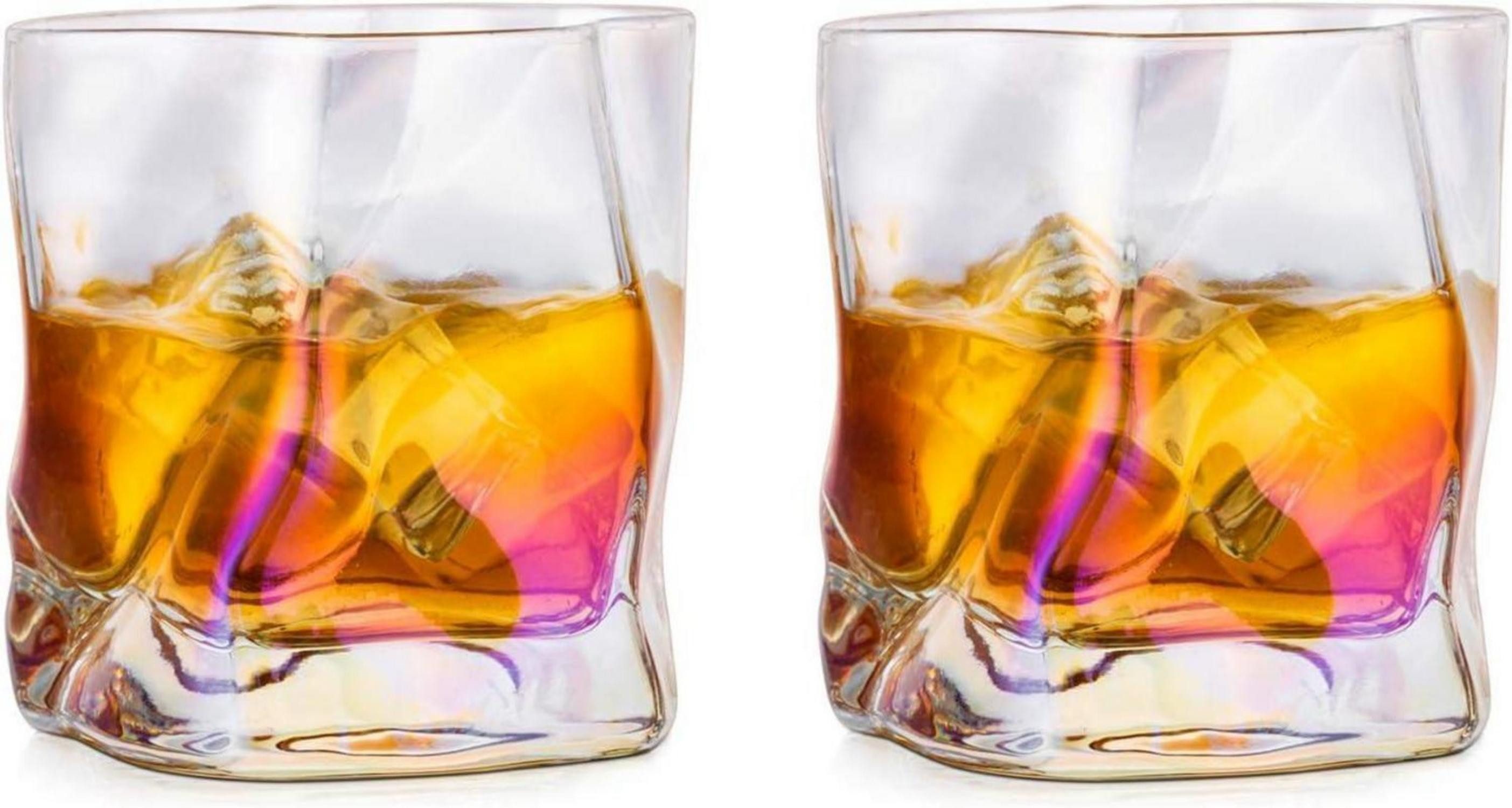 Whiskyglas Whiskey Gläser Set Whisky Glas 2 Stück Tumbler Männer Scotch Bourbon