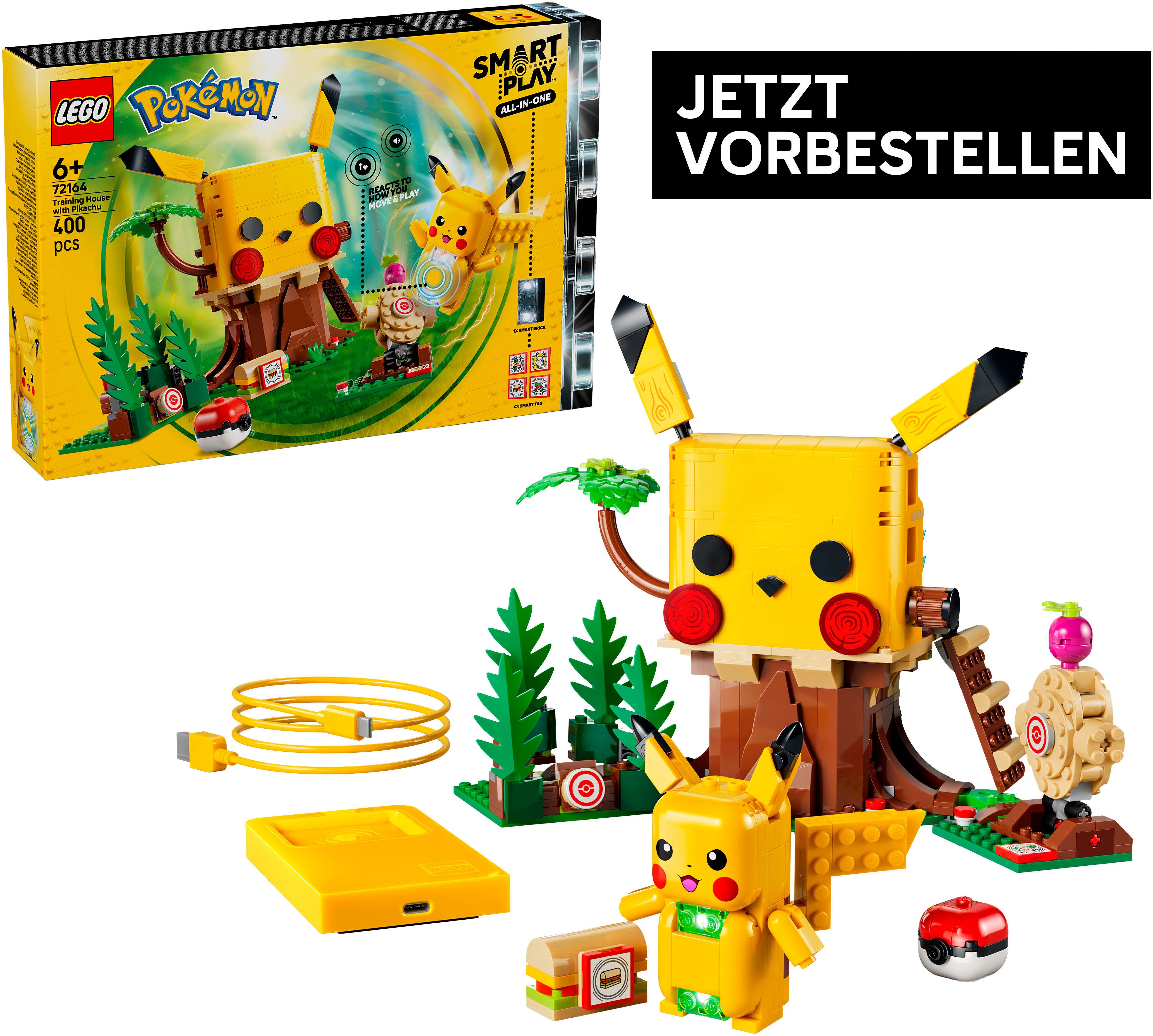 SMART Play: Trainingshaus mit Pikachu (72164), LEGO Pokémon Konstruktionsspielsteine