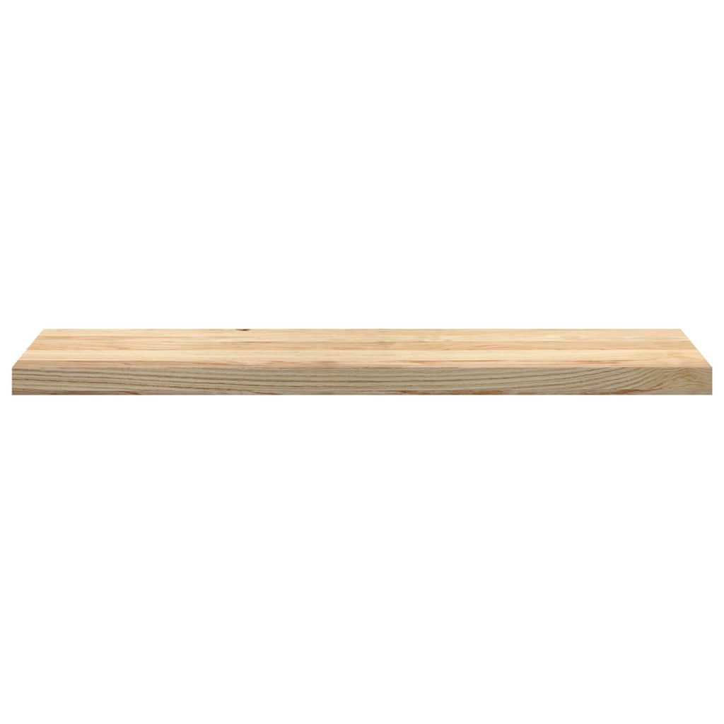 vidaXL Stufenmatte Treppenstufen 2 Stk. Unbehandelt 100x25x2 cm Massivholz Eiche, Rechteckig, Höhe: 2 mm