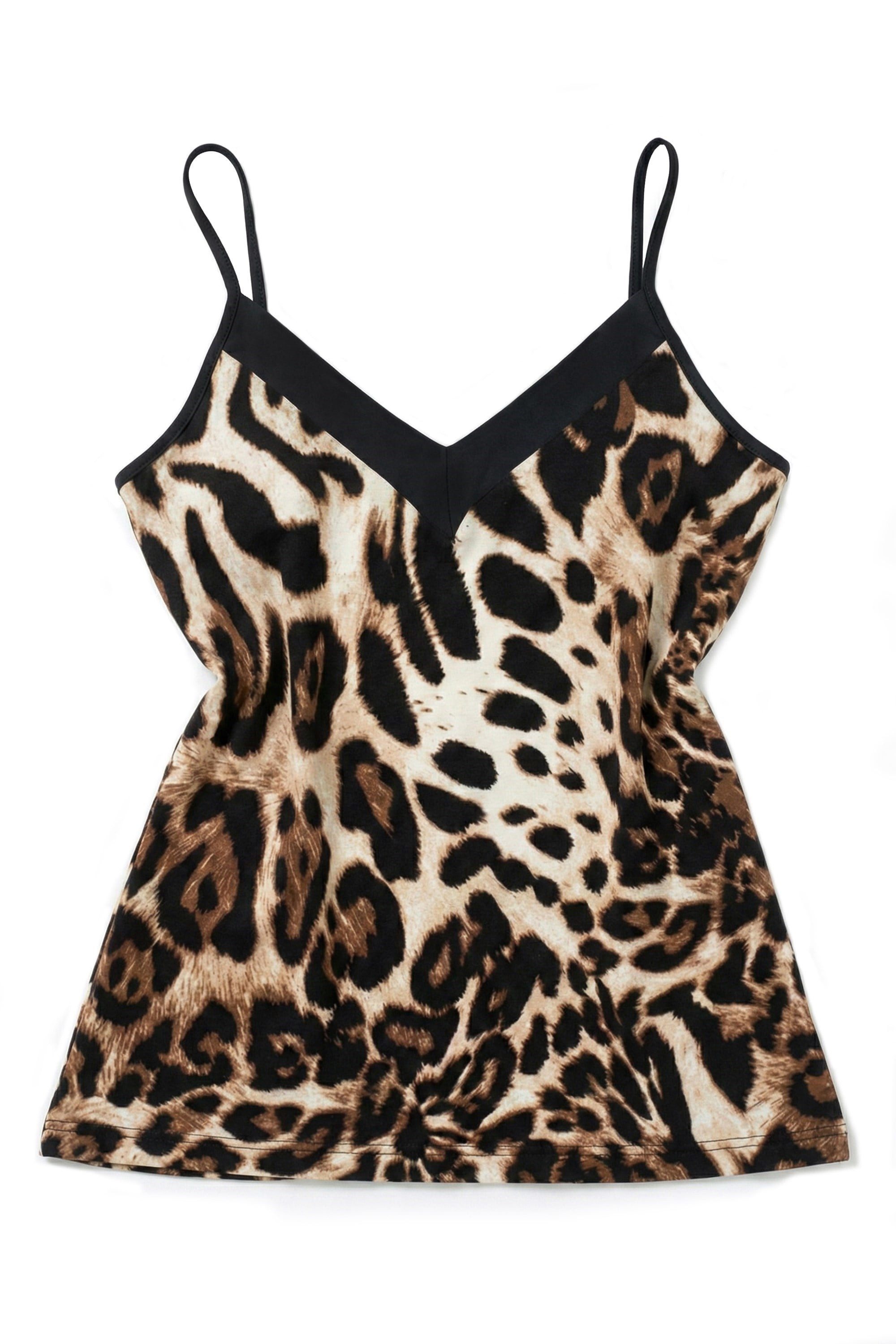 öts Tanktop Damen Viskose Leopardenmuster Top – Bild 2 von 5