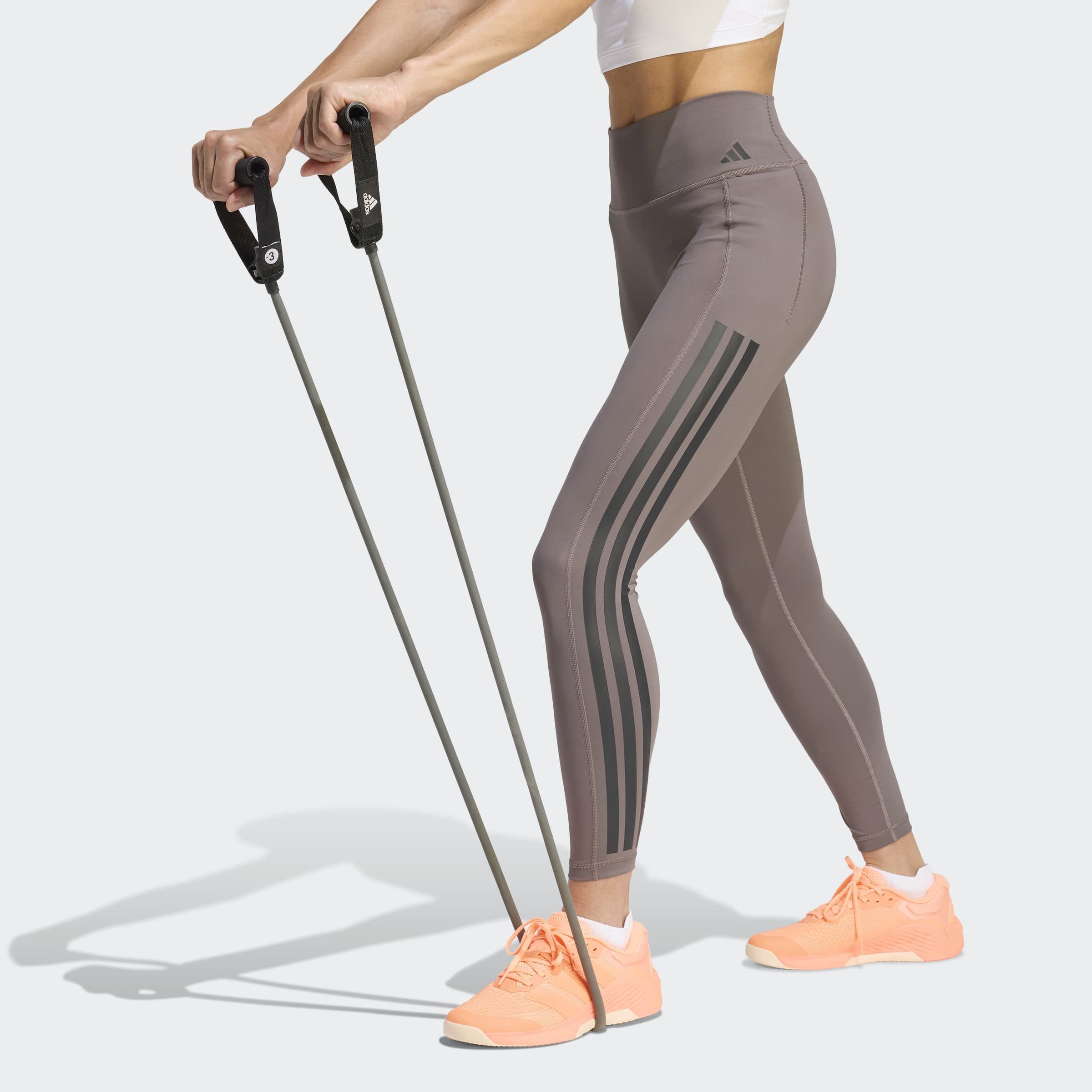 adidas Performance Trainingstights OPTIME WORKOUT 3-STREIFEN 7/8 LEGGINGS ( günstig online kaufen