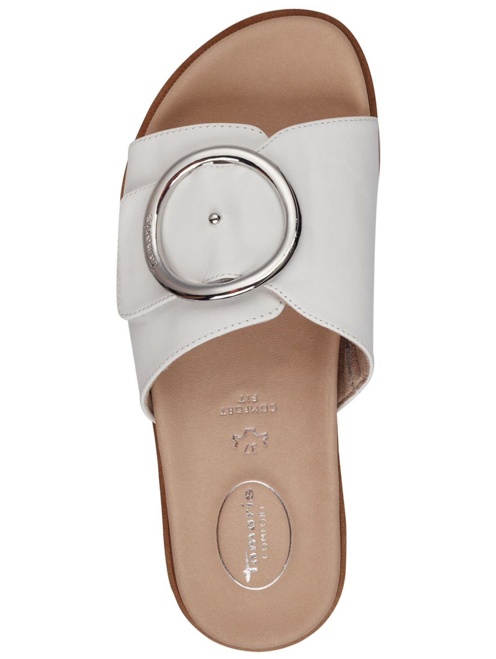 Tamaris Tamaris Pantoletten Nappaleder Pantolette günstig online kaufen