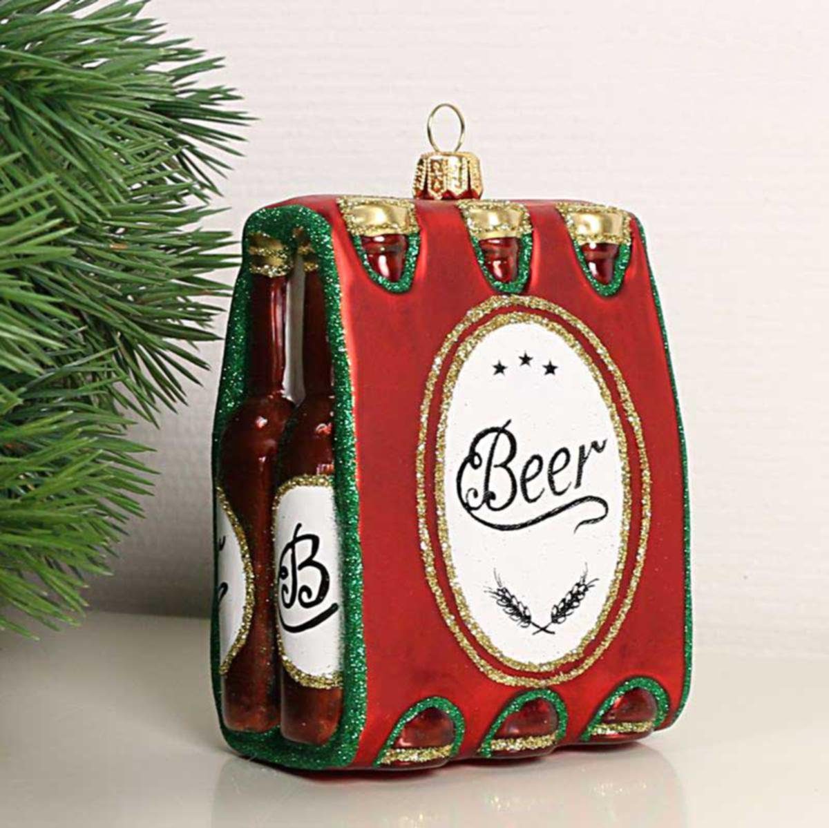 440s Christbaumschmuck 440s Glashänger 6er Pack Bier (1-tlg)