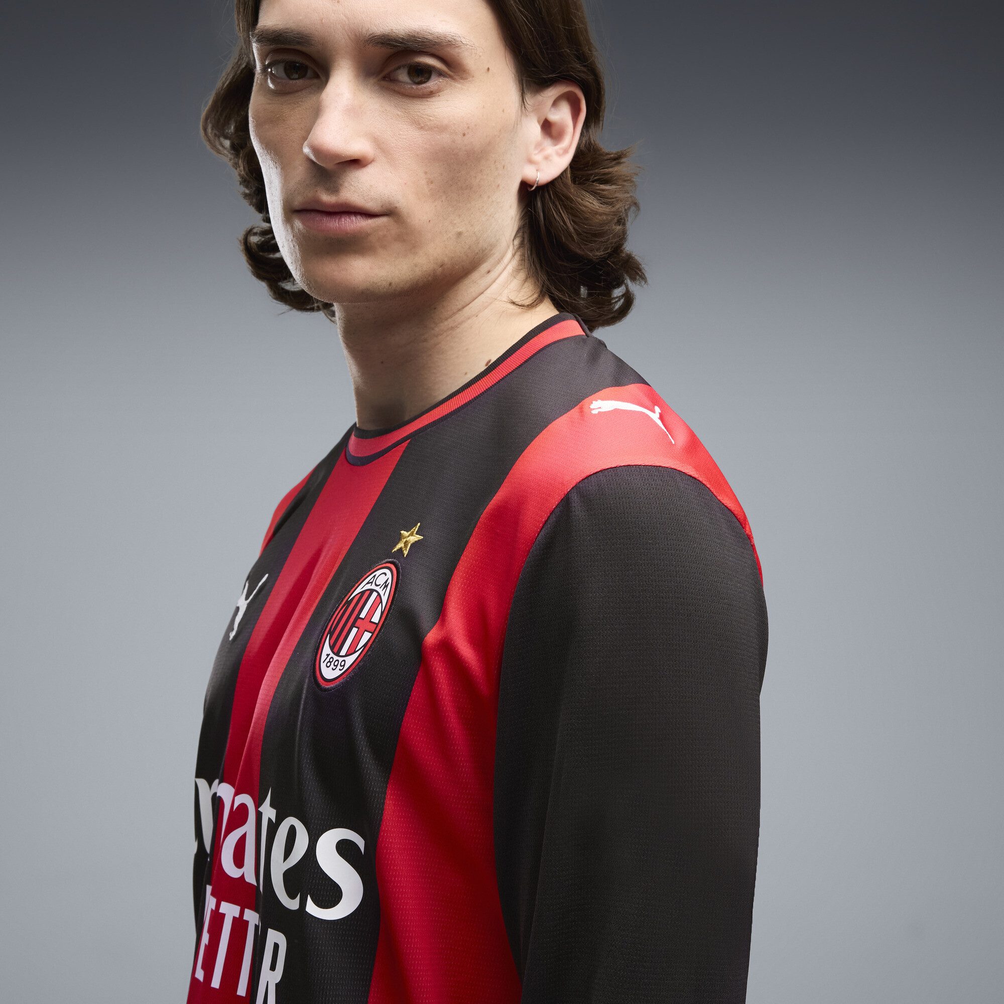 PUMA Trainingsshirt AC Milan 26/27 Langarm-Heimtrikot Herren