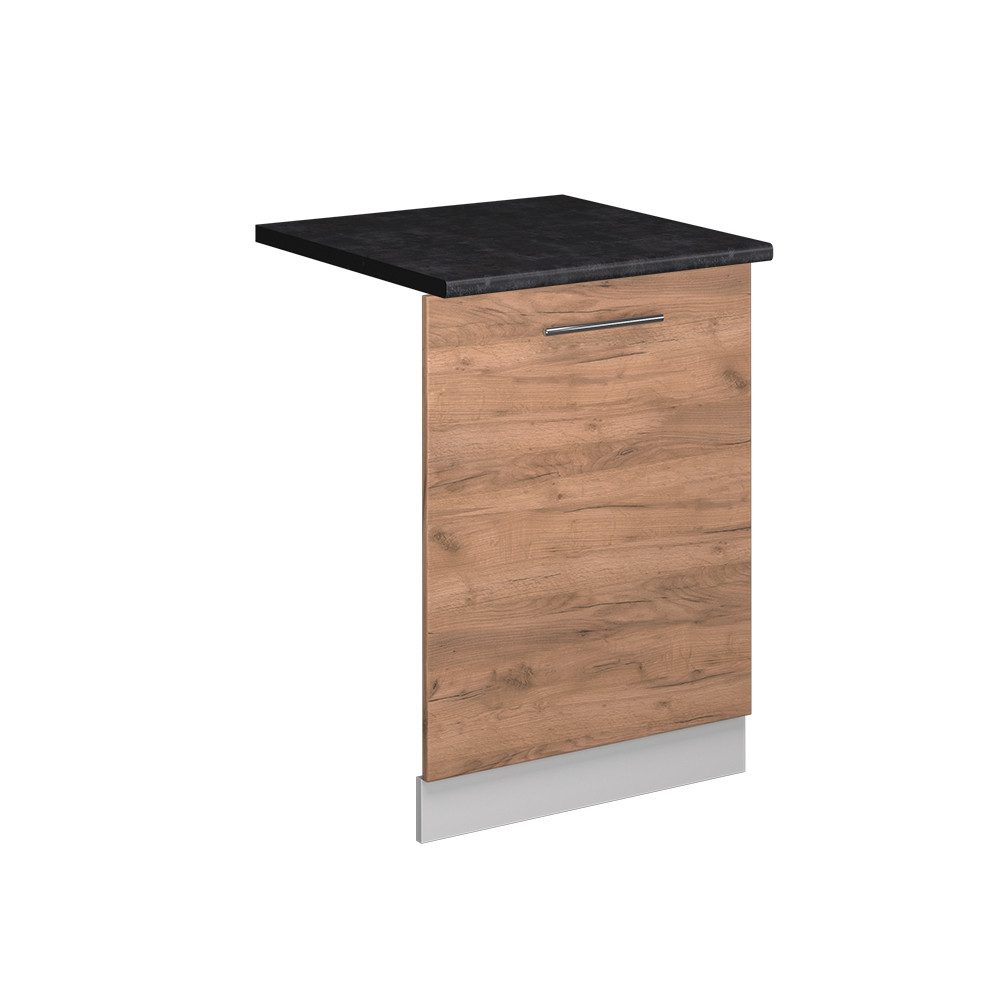 Vicco Frontblende Fame-Line, Goldkraft Eiche/Weiß, 60 cm, AP Anthrazit (1 St)
