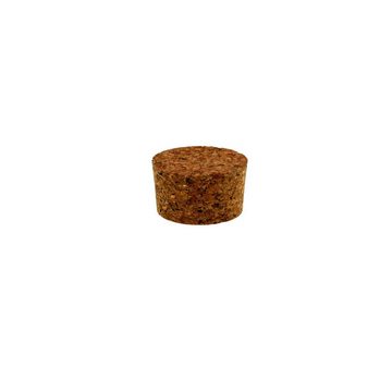 gouveo Vorratsglas Gewürzgläser 50 ml eckig mit Korken - Mini Korkengläser mit Korken, (12-tlg)