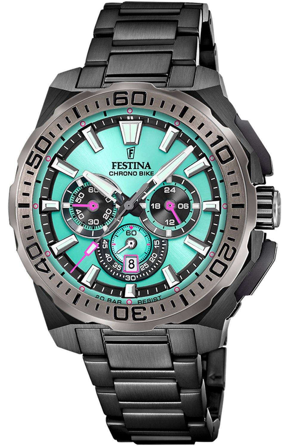 Festina Quarzuhr Chronograph Limited Edition Schwarz/Türkis günstig online kaufen