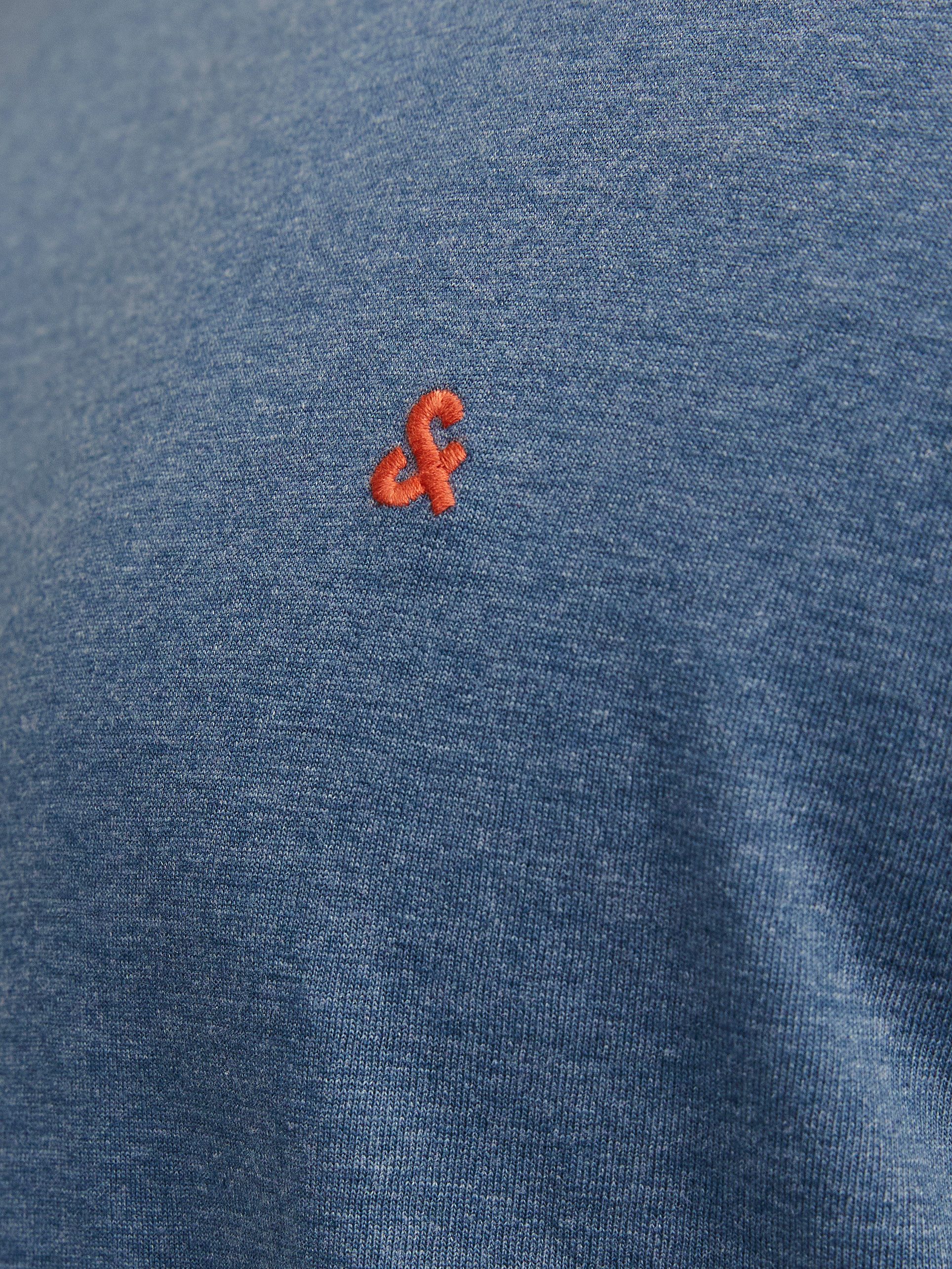 Jack & Jones PlusSize T-Shirt JJEPAULOS TEE SS CREW NECK NOOS PLS mit Logo Stickerei