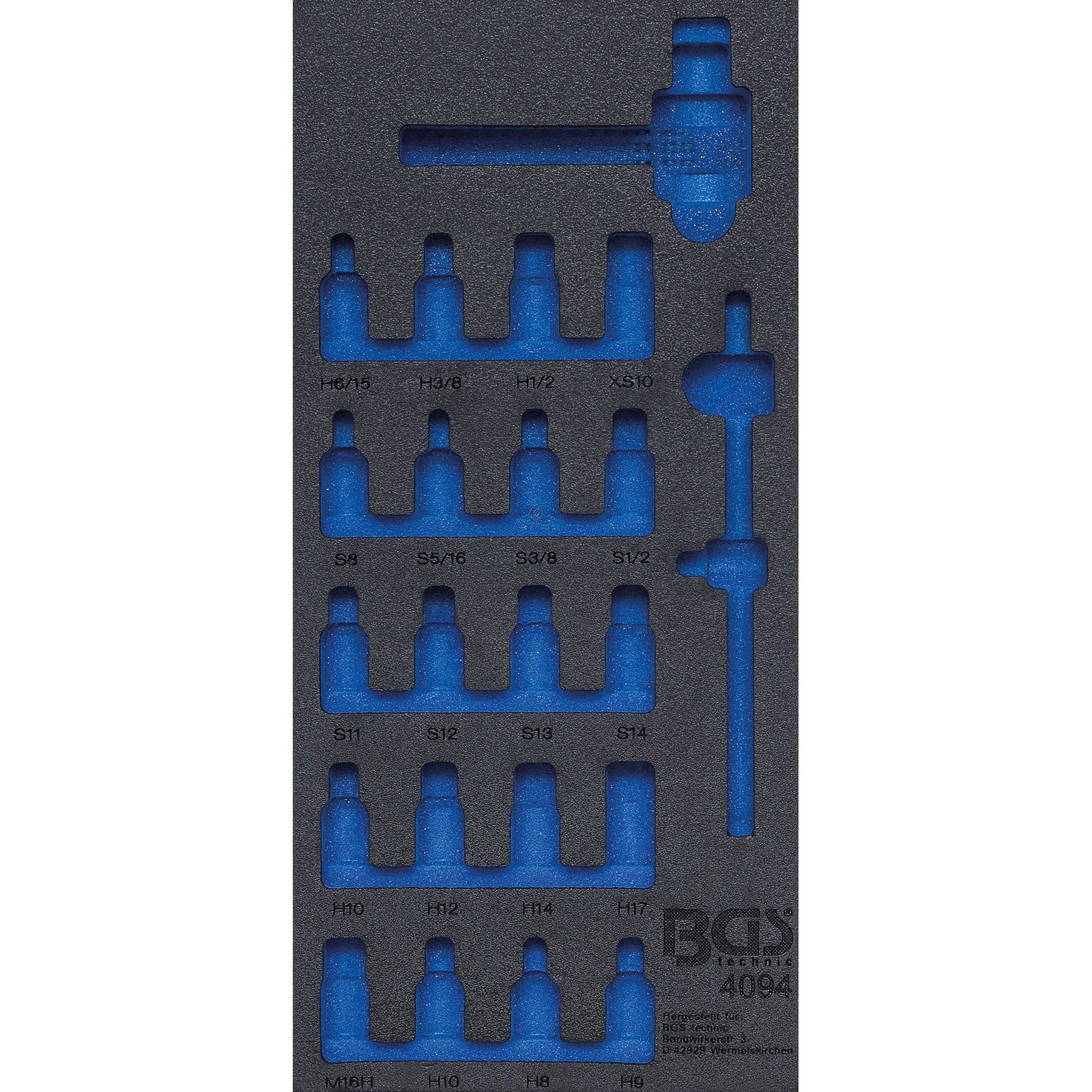 BGS Werkstattwagen BGS Werkstattwageneinlage 1/3 leer für Art. 4094 - 4094-1