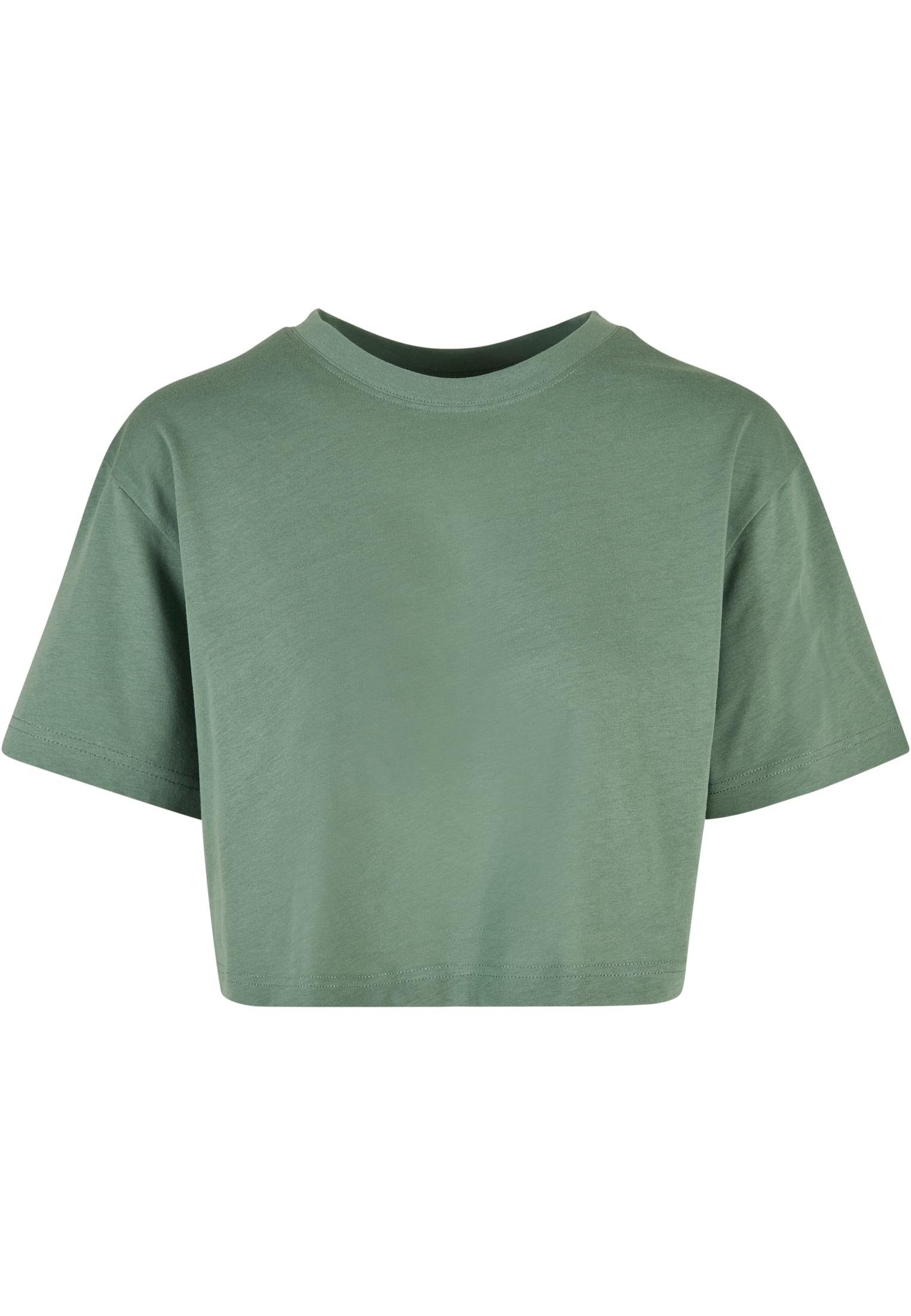 URBAN CLASSICS T-Shirt Damen Ladies Short Oversized Tee (1-tlg) salvia