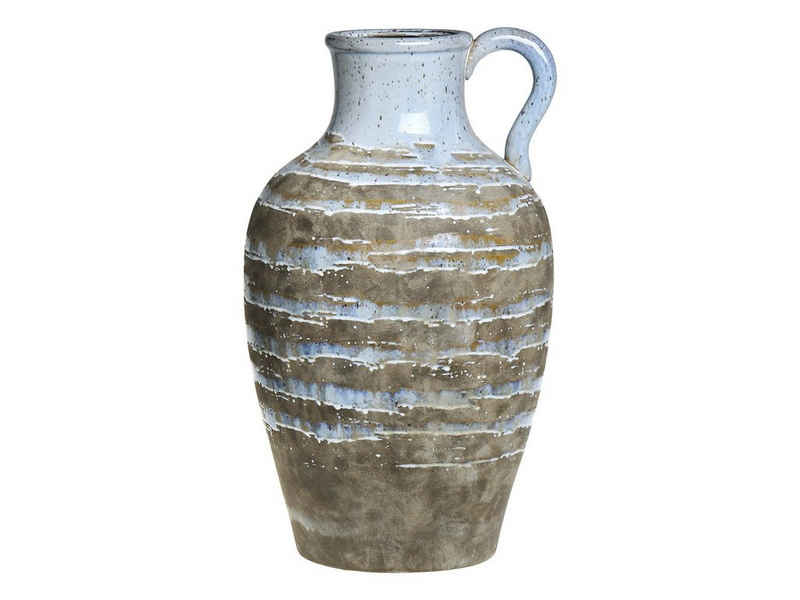 Chic Antique Dekovase Chic Antique * Maxim Vase Bodenvase mit Griff H70/D40 cm opal (1 St)