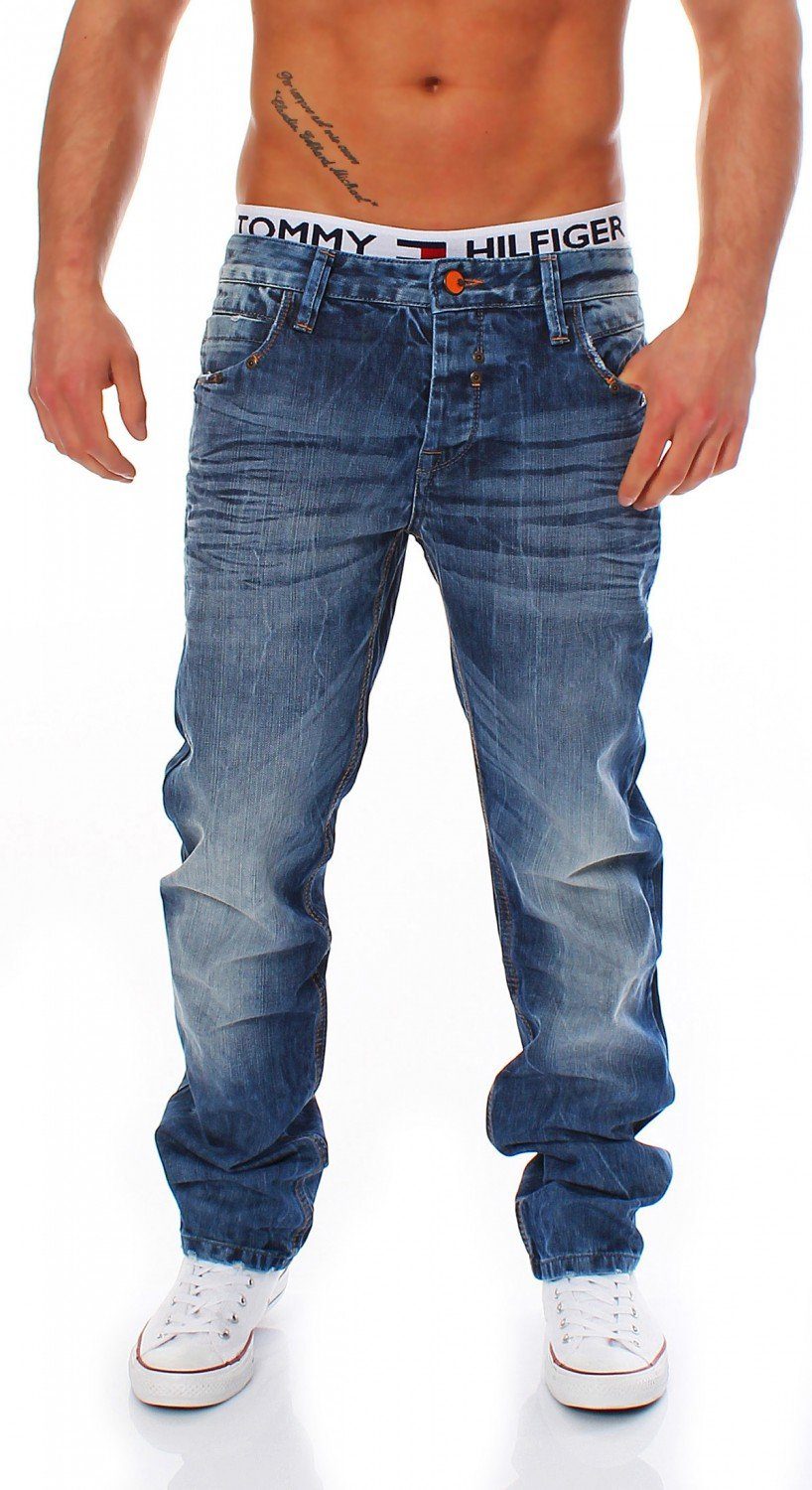 Cipo & Baxx Regular-fit-Jeans Cipo & Baxx C-1047 Regular Fit Herren Jeans Hose