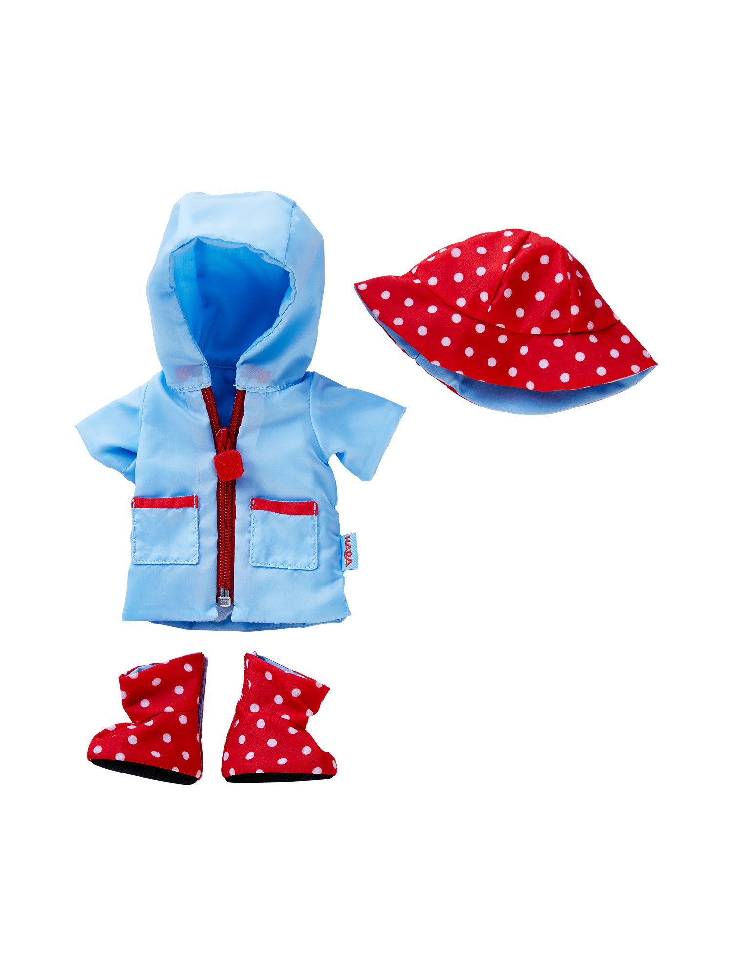 Haba Puppenkleidung Kleiderset Regenzeit, unisex neutral