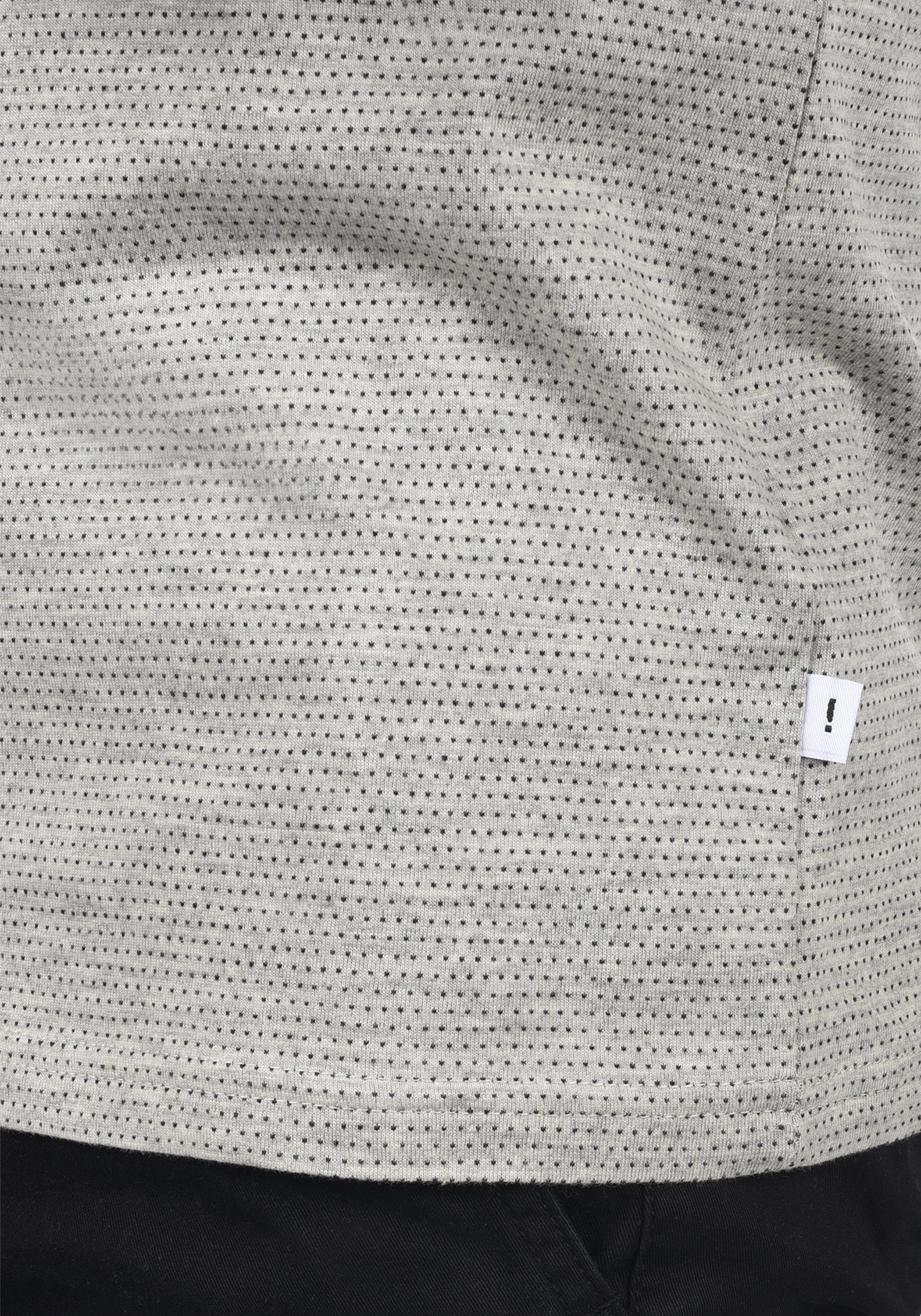 Grey Polo (8242) Light Melange Poloshirt !Solid SDSava