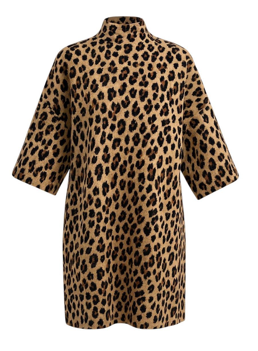 Mississhop Strickkleid Modisches Feinstrickkleid Longshirt in stilvollen Mustern M.423