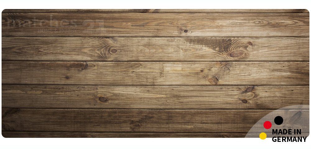 Läufer »Teppichläufer Holzoptik braun 50x120 cm«, matches21 HOME & HOBBY,  rechteckig, Höhe 4 mm