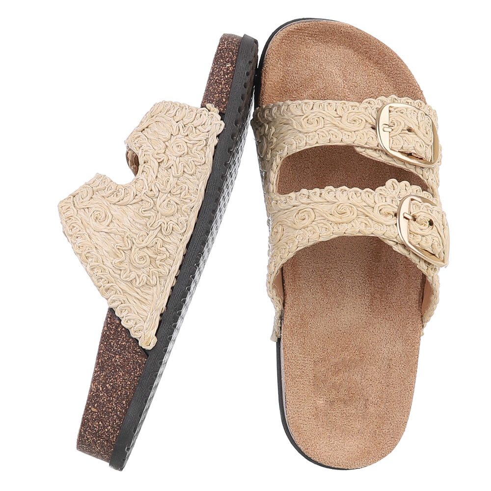 Ital-Design Stylische Damen Sandalen mit Doppelschnalle günstig online kaufen
