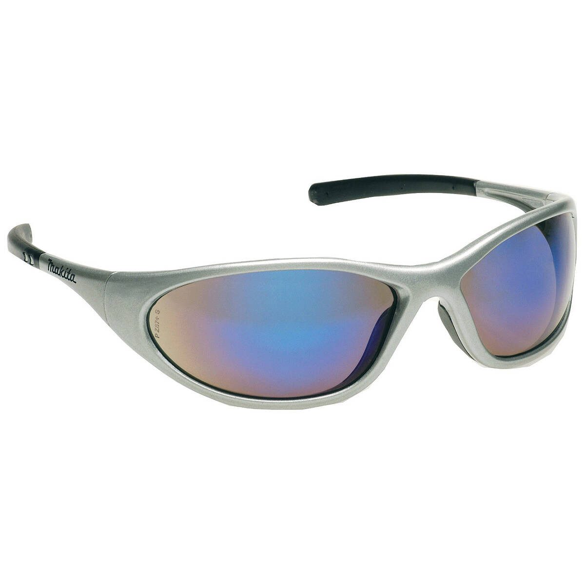 Makita Arbeitsschutzbrille P-66385, (Set, Enthält Brille, Etui, Reinigungstuch, Schulterband und Ohrstöpsel), Set,Schutzbrille,Sonnenbrille,Arbeitsschutz,Etui