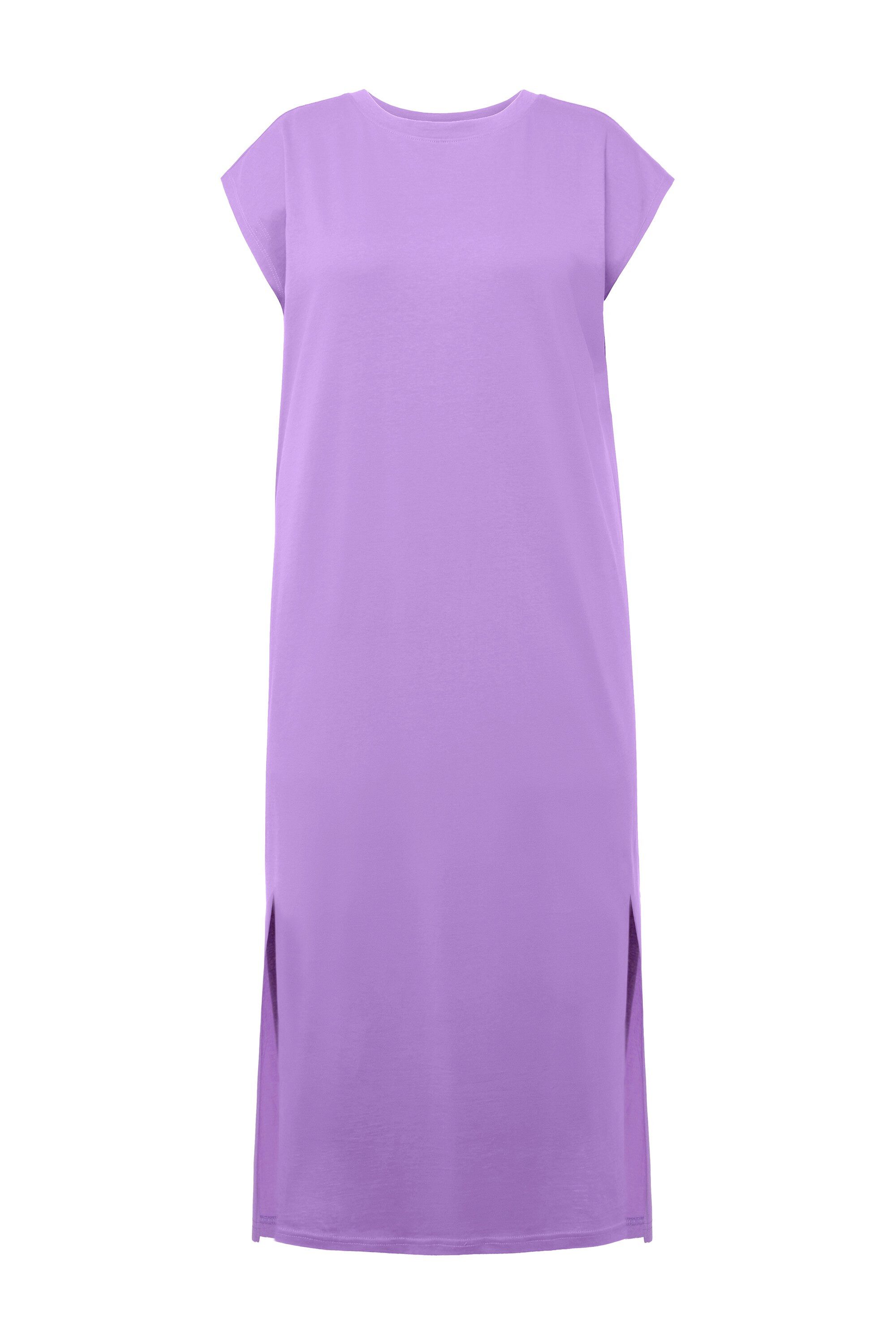 Studio Untold Jerseykleid Jersey-Midikleid oversized ärmellos Seitenschlitze