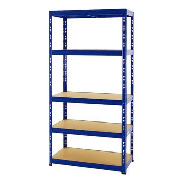 PROREGAL® Schwerlastregal Schwerlastregal Tiger, HxBxT 180x90x45 cm, Fachlast 265kg, Blau