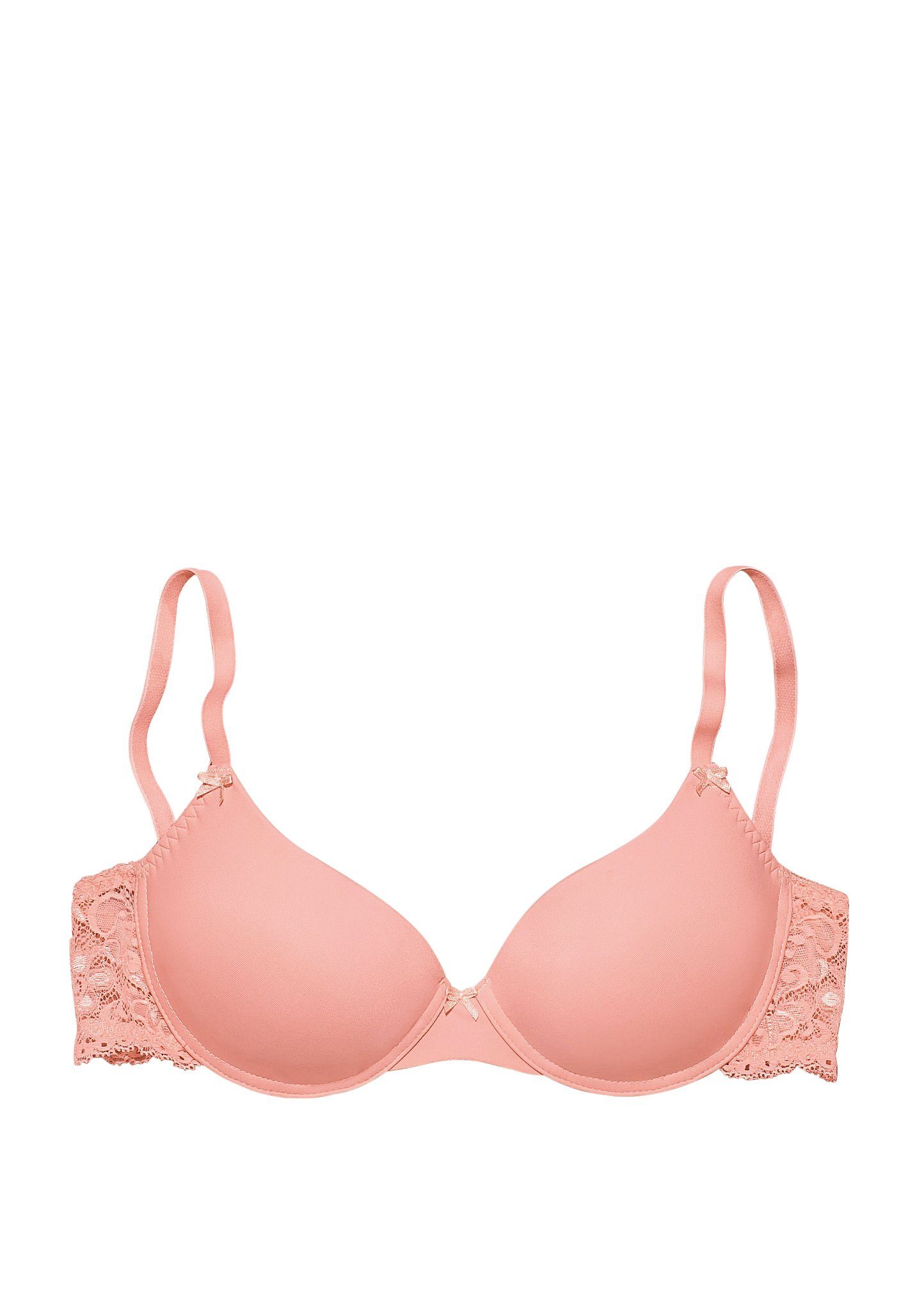 Nuance by Lascana Schalen-BH, BH mit Bügel, mit Spitzenrücken & nahtlosen Schalen als Dessous-Set kombinierbar, sexy Dessous, sexy Unterwäsche – Bild 2 von 5