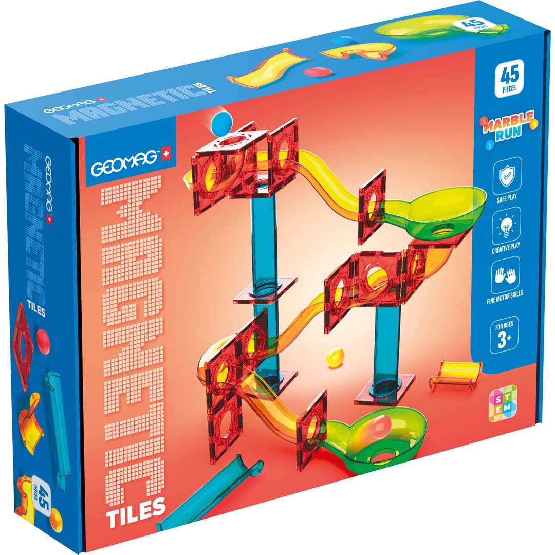 Geomag™ Magnetic Tiles Marble Run (4232) Magnetspielbausteine, (45 St)