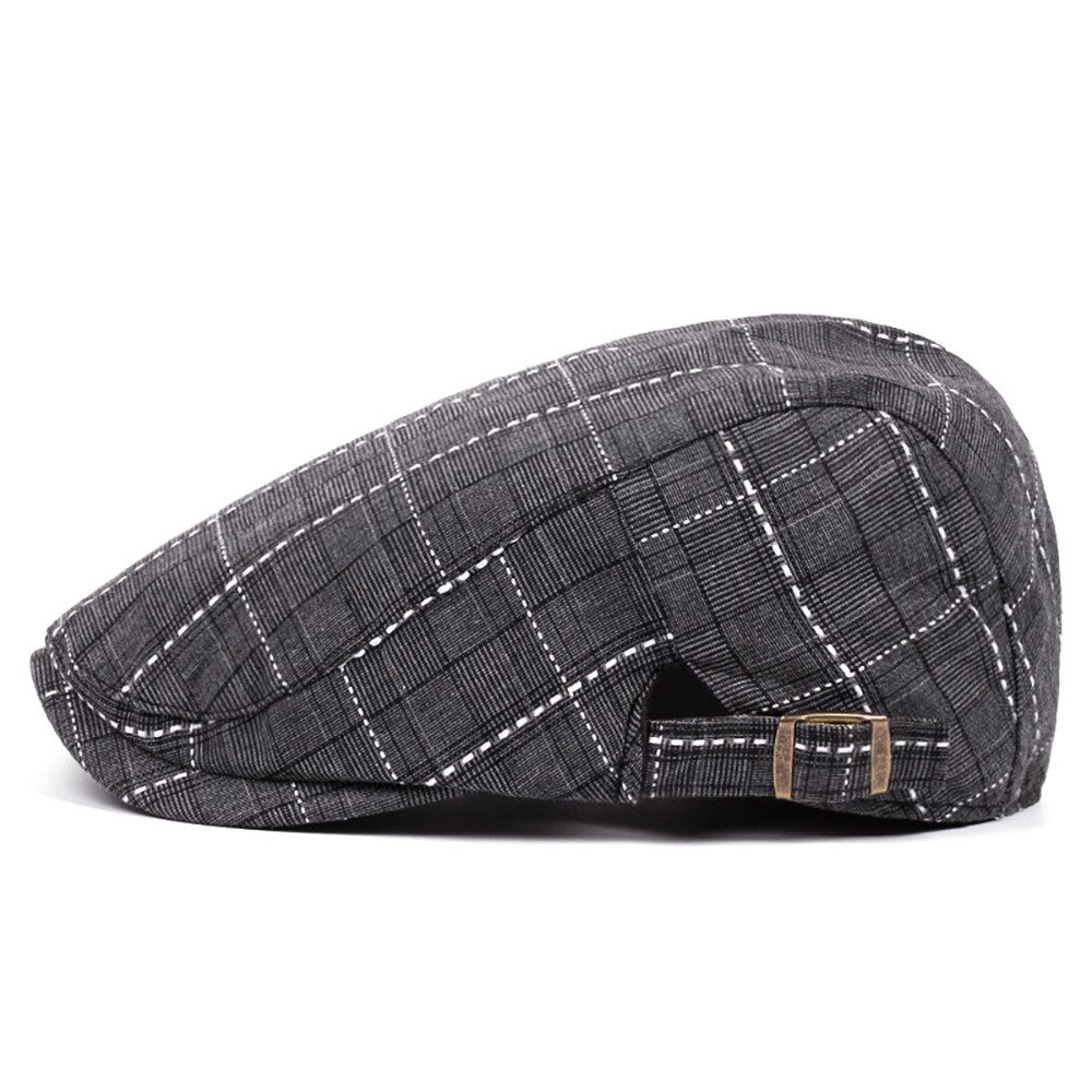 Zaewry Flat Cap Schiebermütze Barret Flat Cap Schirmmütze für Herren Damen Gatsby Newsboy Cap Baskenmützen Golfermütze – Bild 3 von 5