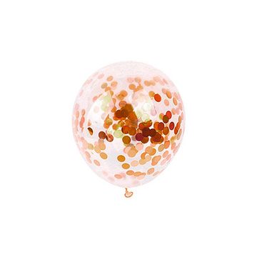 Kopper-24 Folienballon Luftballon Party Set, 50 Luftballons, rosegold