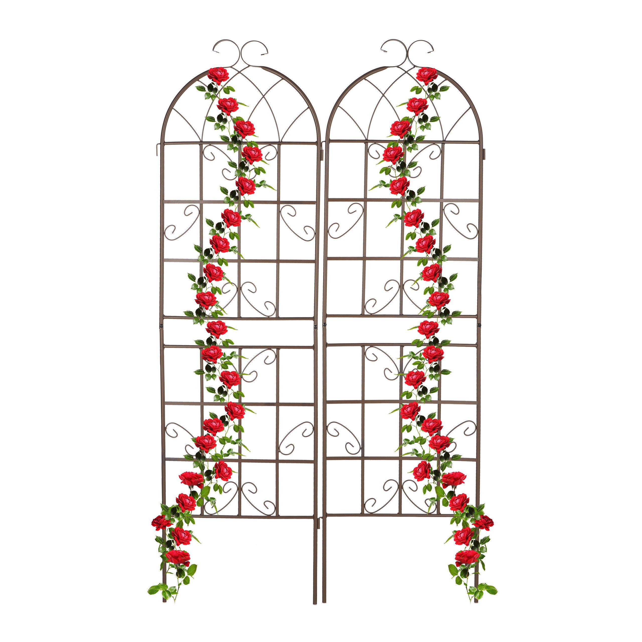 relaxdays Rankgitter Metall 2er Set günstig online kaufen