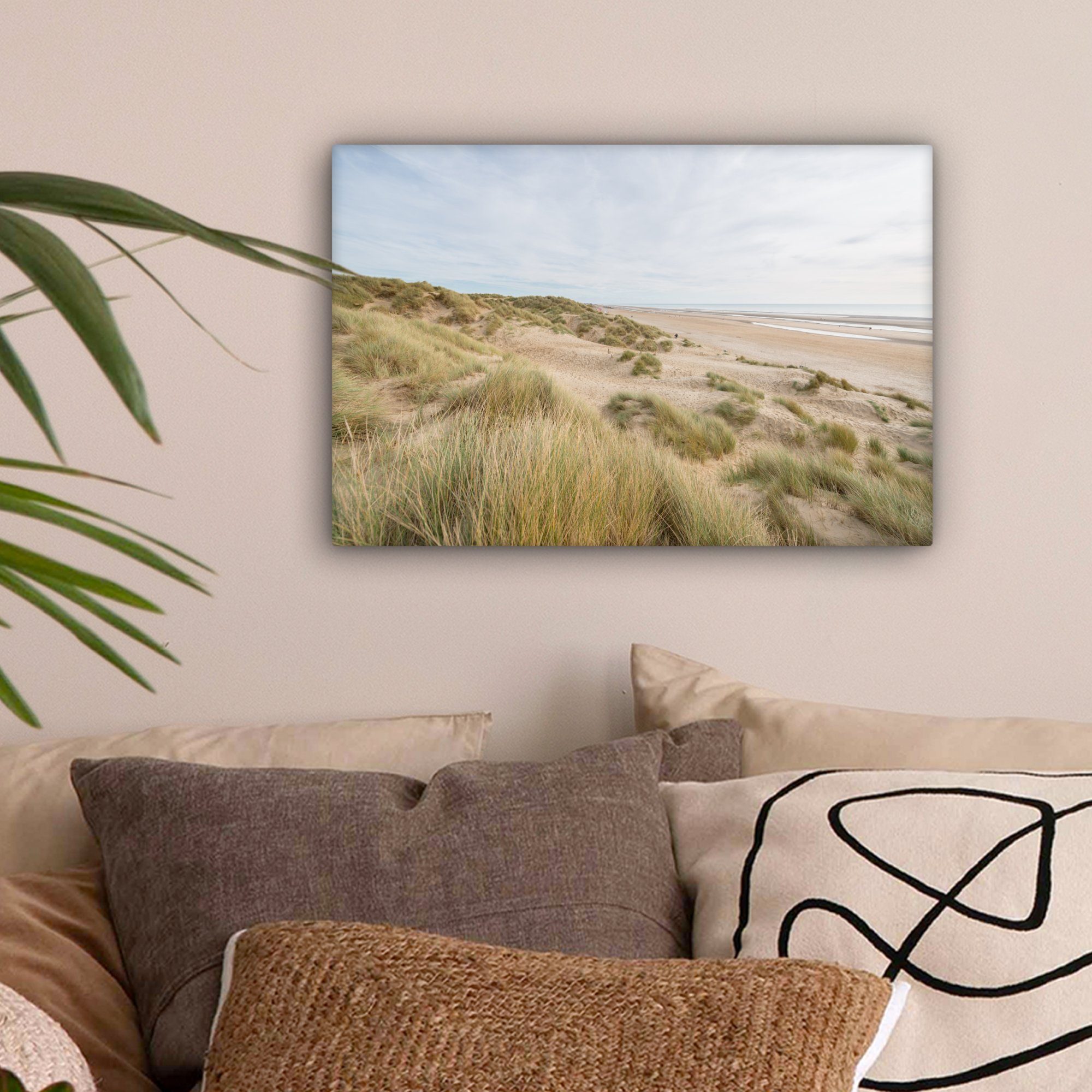 OneMillionCanvasses® Leinwandbild Dünen - Strand - günstig online kaufen