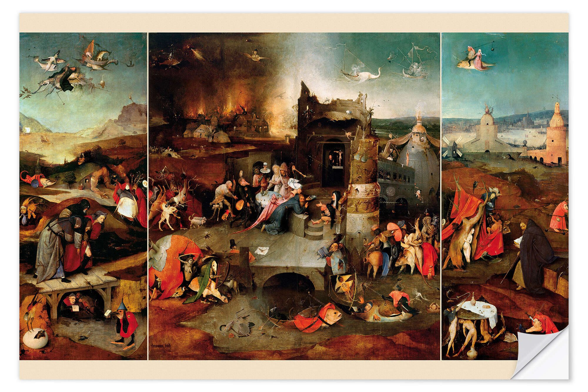 Wandfolie Hieronymus Bosch
