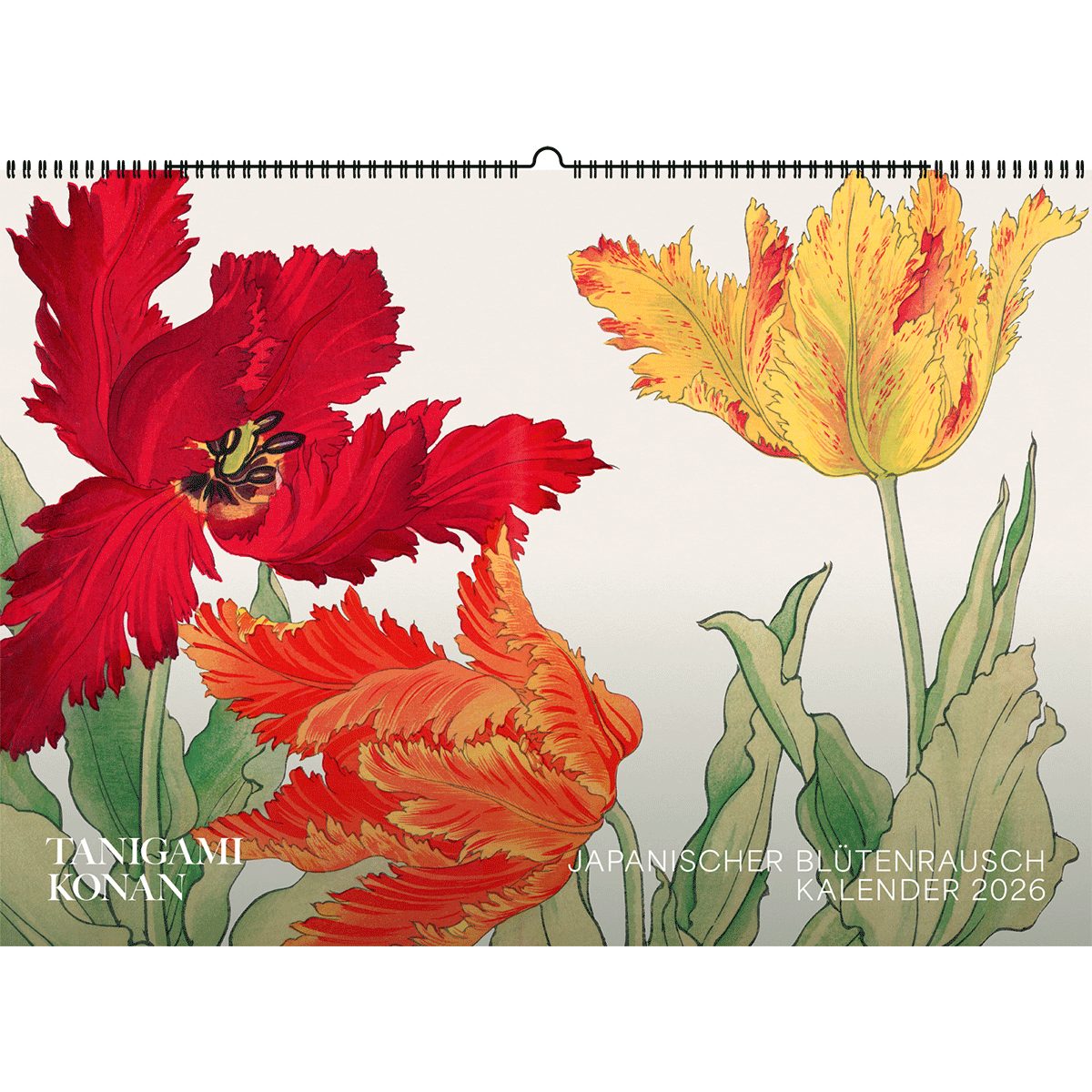 Wandkalender Tanigami Konan. Wandkalender 2026: Japanischer Blütenrausch