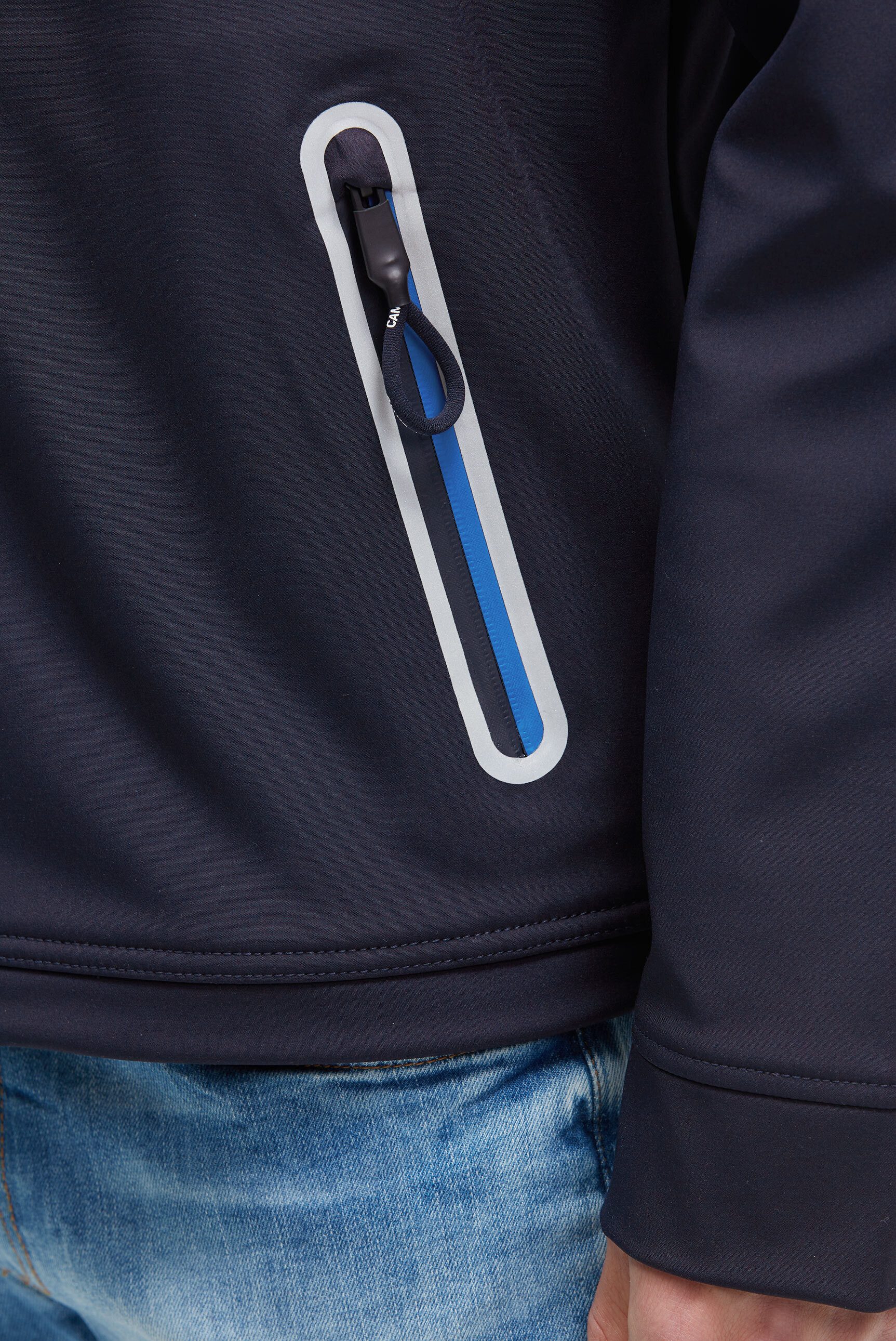 CAMP DAVID Softshelljacke mit verstellbarem Gummizug im Saum