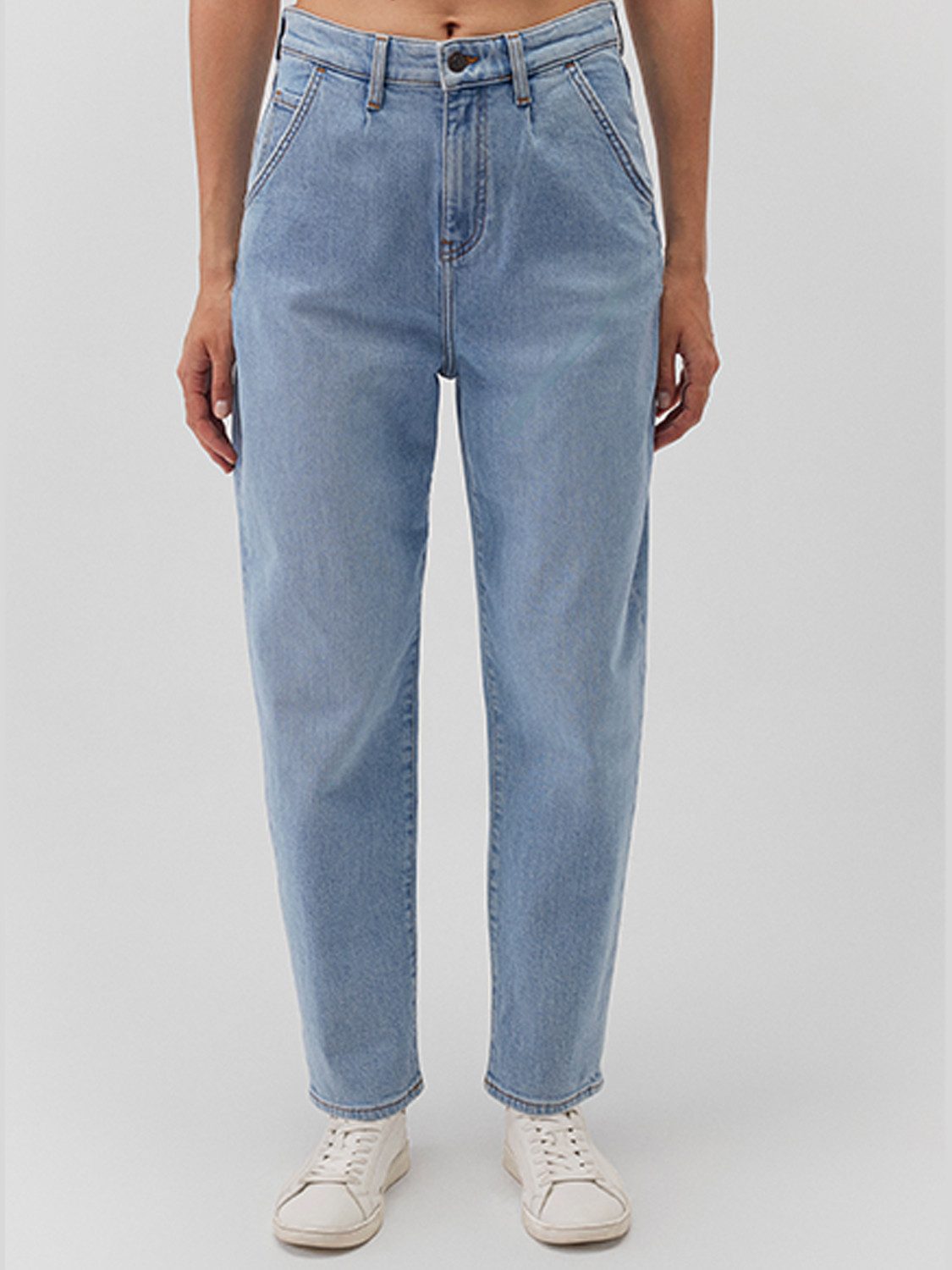 Mavi Boyfriend-Jeans Jeans High-Rise Pleated Baggy günstig online kaufen