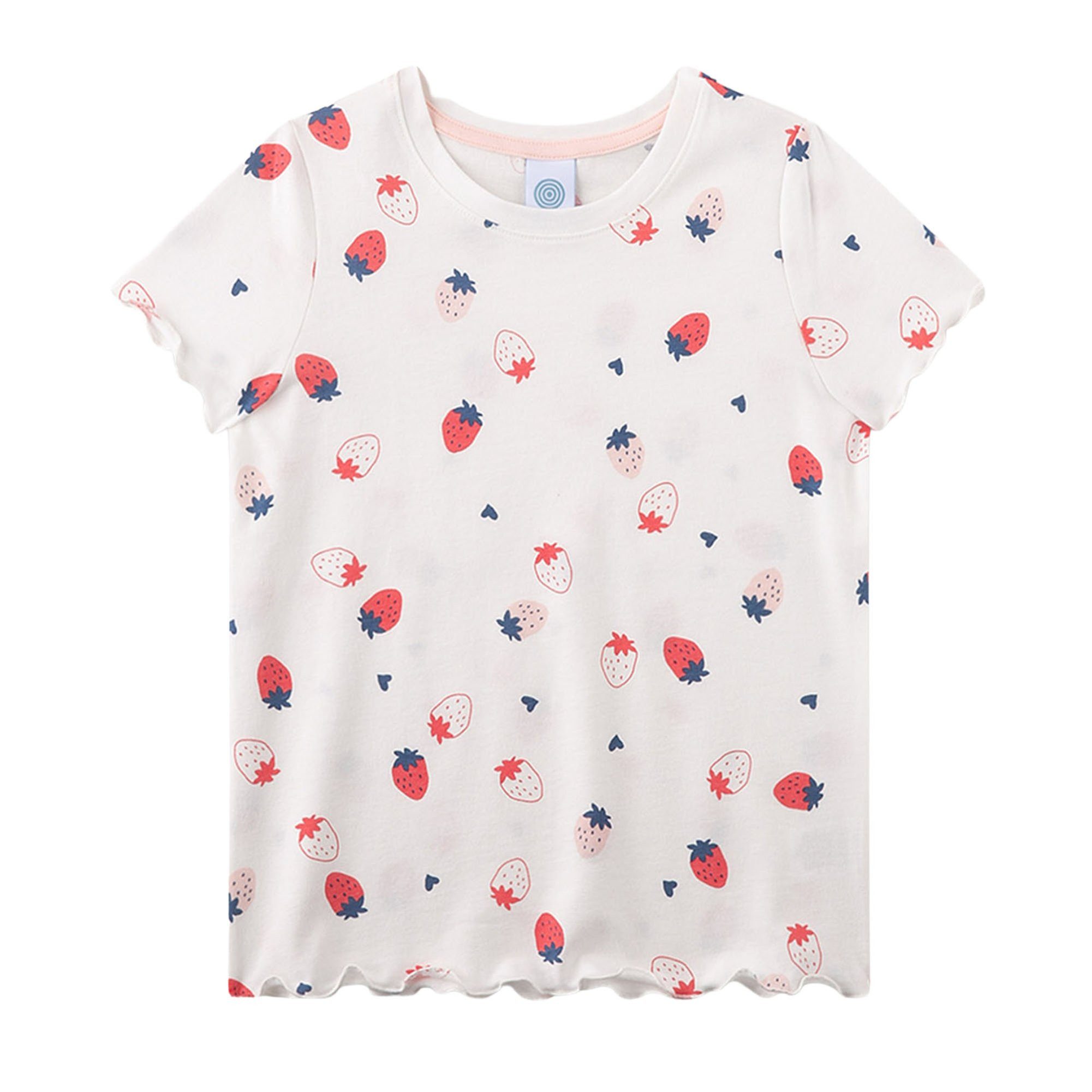 Sanetta Pyjama Mädchen Pyjama 1er Pack Baumwolle (2 tlg)