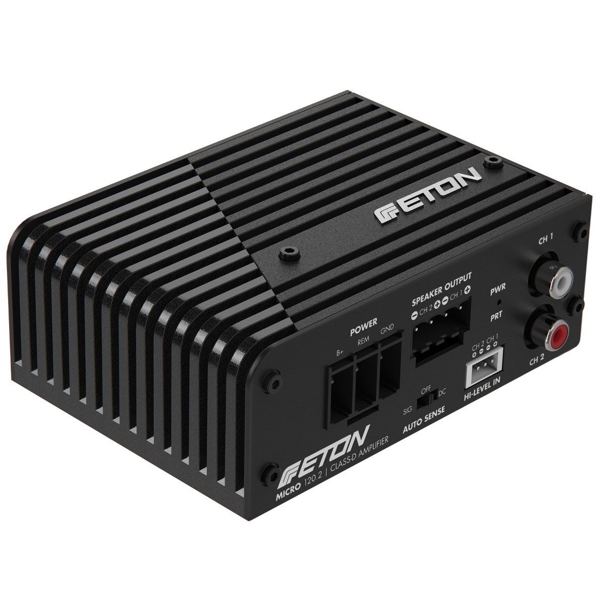 Eton MICRO 120.2 2-Kanal Endstufe MINI CLASS-D VERSTÄRKER Endverstärker (Anzahl Kanäle: 2)