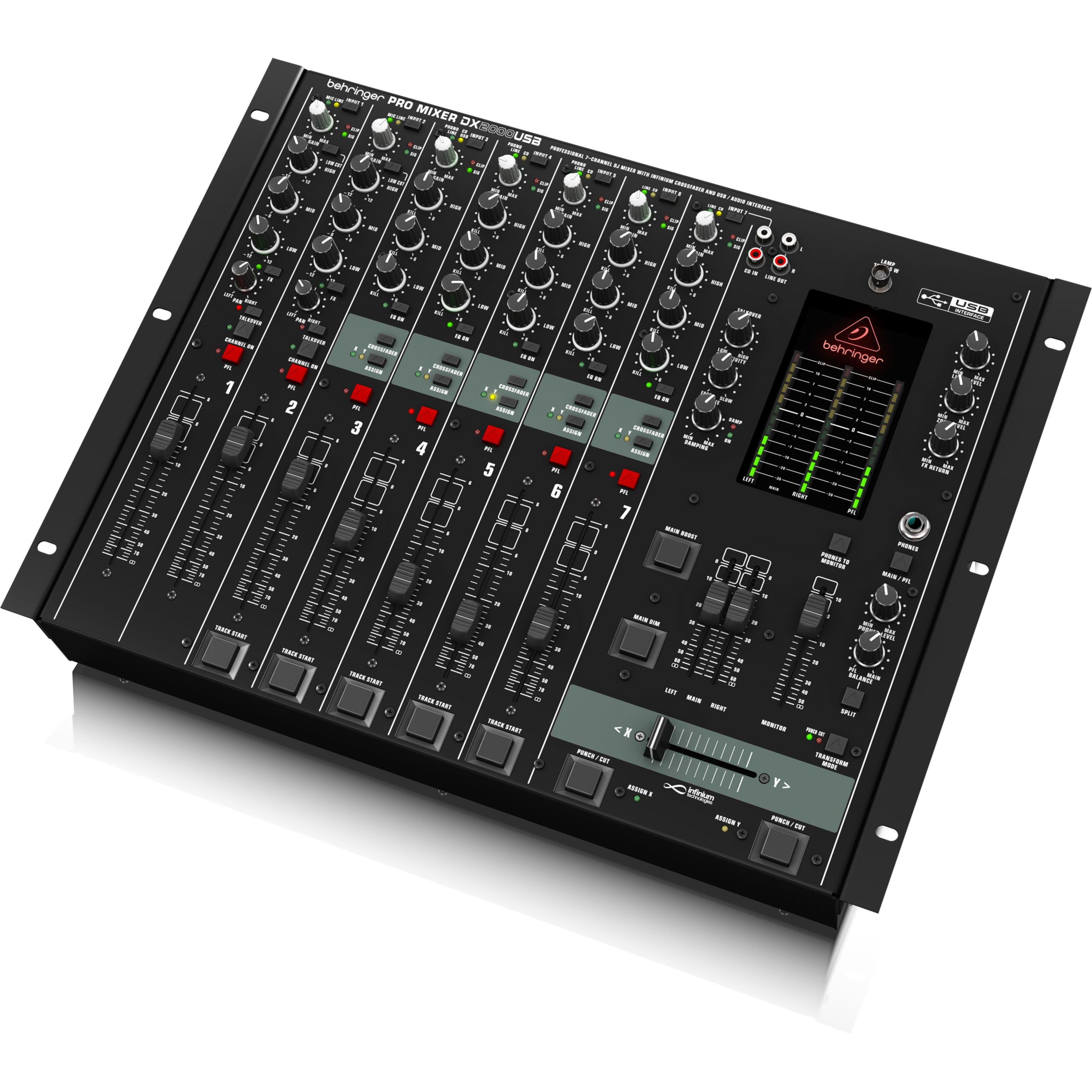 Behringer Mischpult, (DX2000USB, DJ-Mixer, DJ-Clubmixer), DX2000USB - DJ Mixer